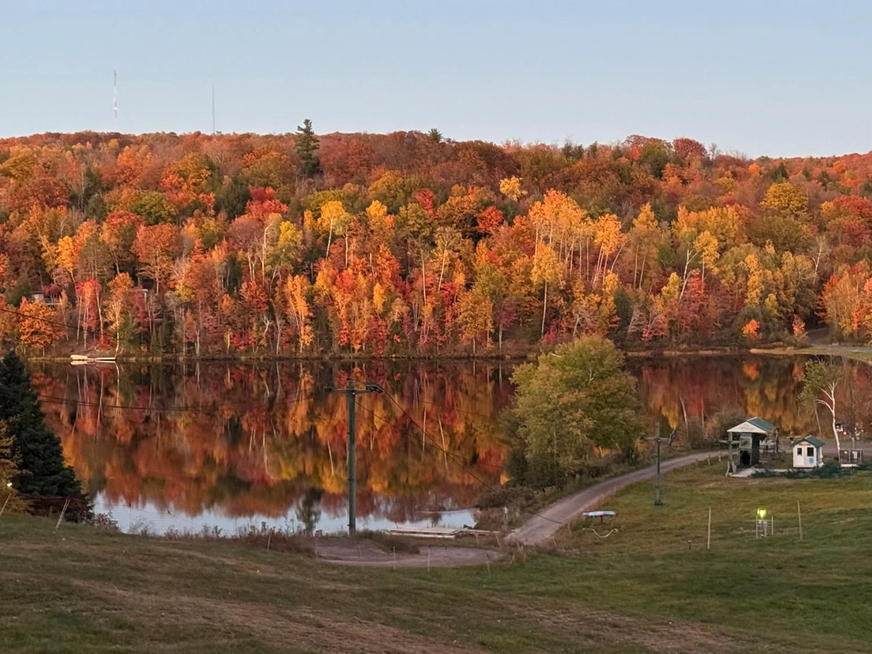 Natural landscape in Davos Chalet