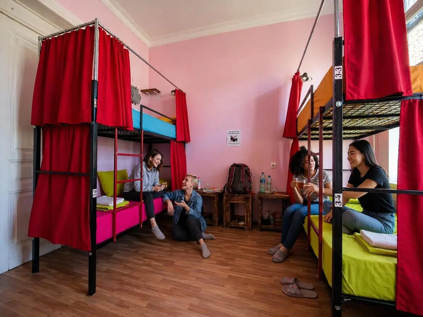 Bed in 4-Bed Female Dormitory Room in The Friends Hostel & Sauna Bed in 4-Bed Female Dormitory Room in The Friends Hostel & Sauna