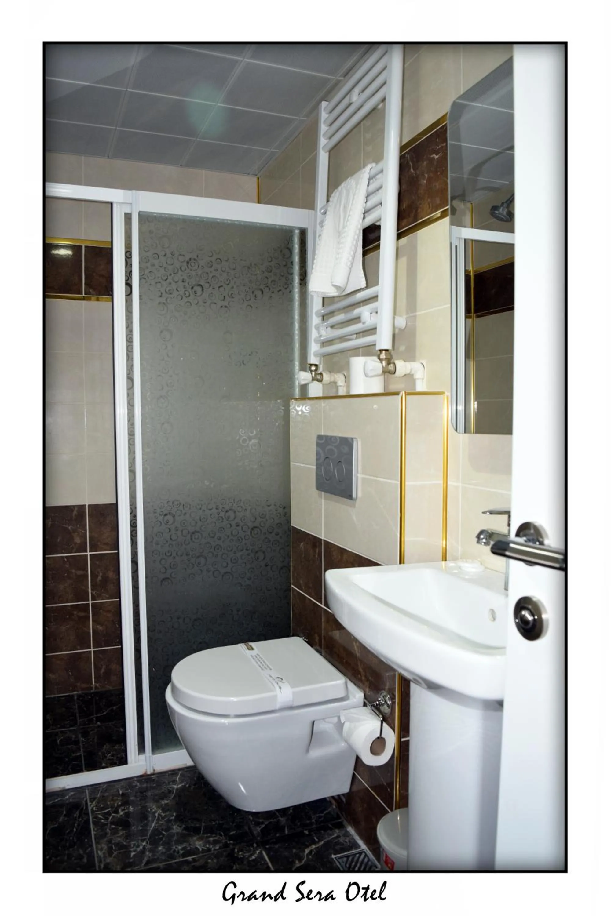 Text overlay in Grand Sera Hotel