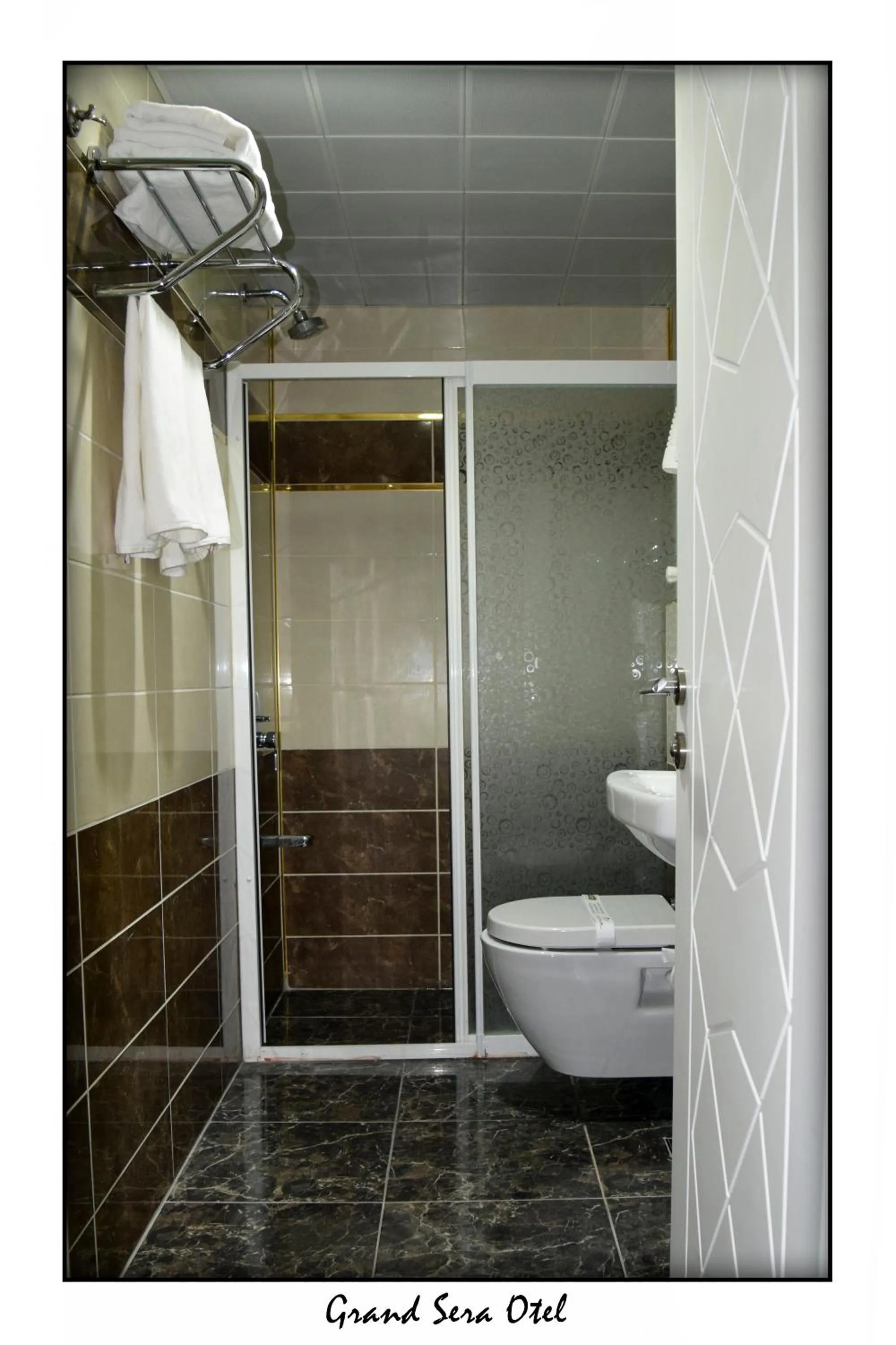 Text overlay in Grand Sera Hotel