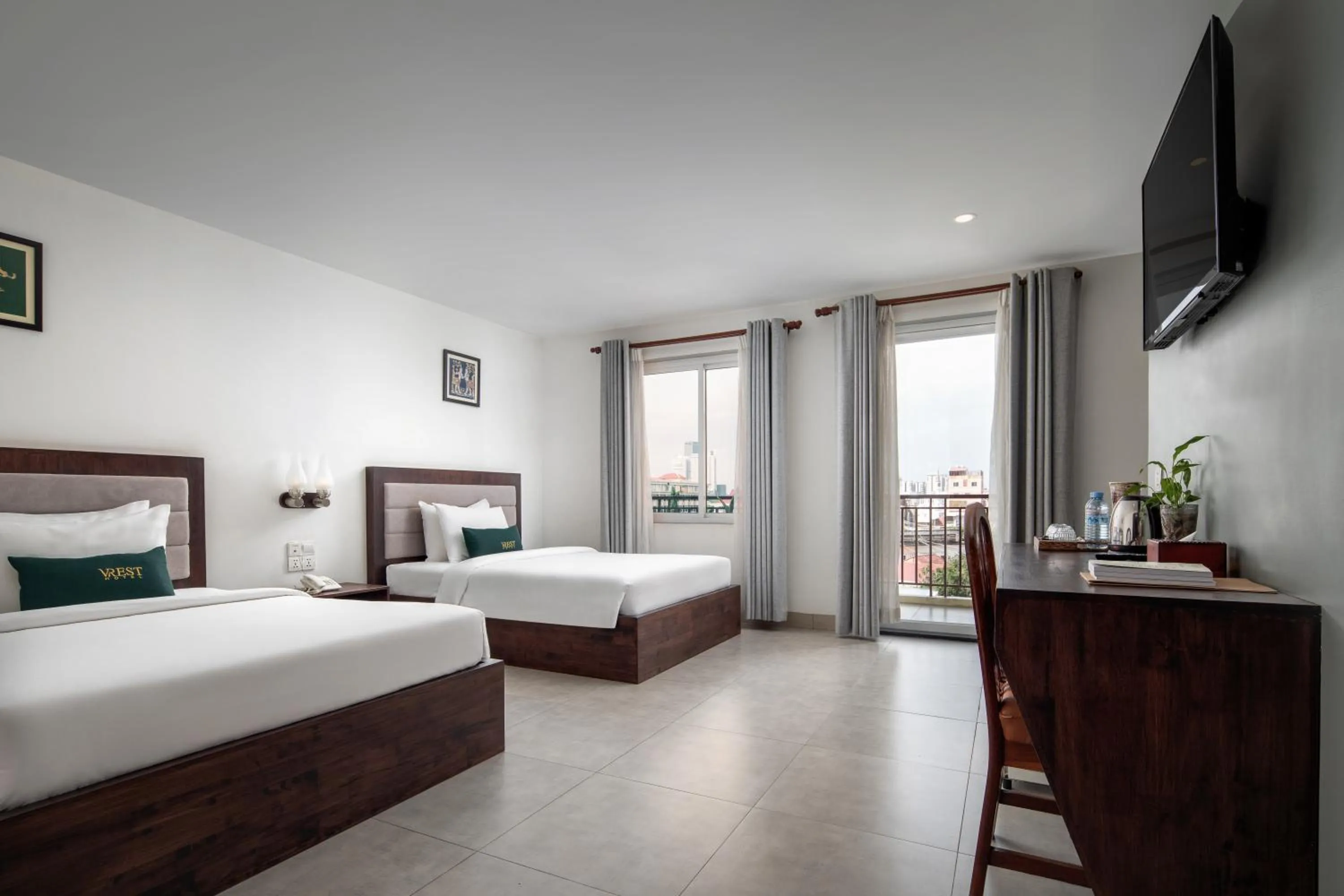 View (from property/room), Bed in Vrest Hotel