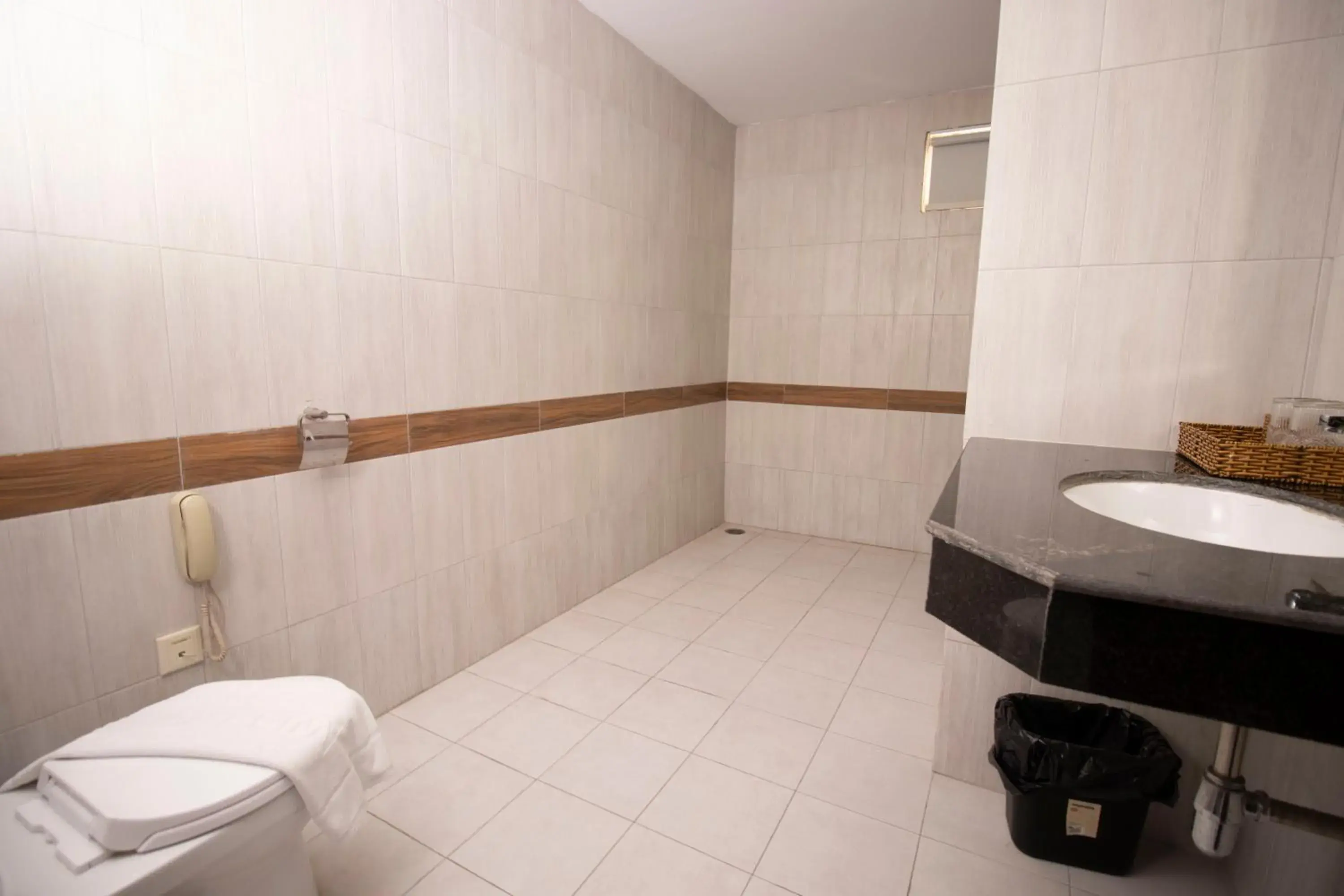 Bathroom in Vrest Hotel Bathroom in Vrest Hotel