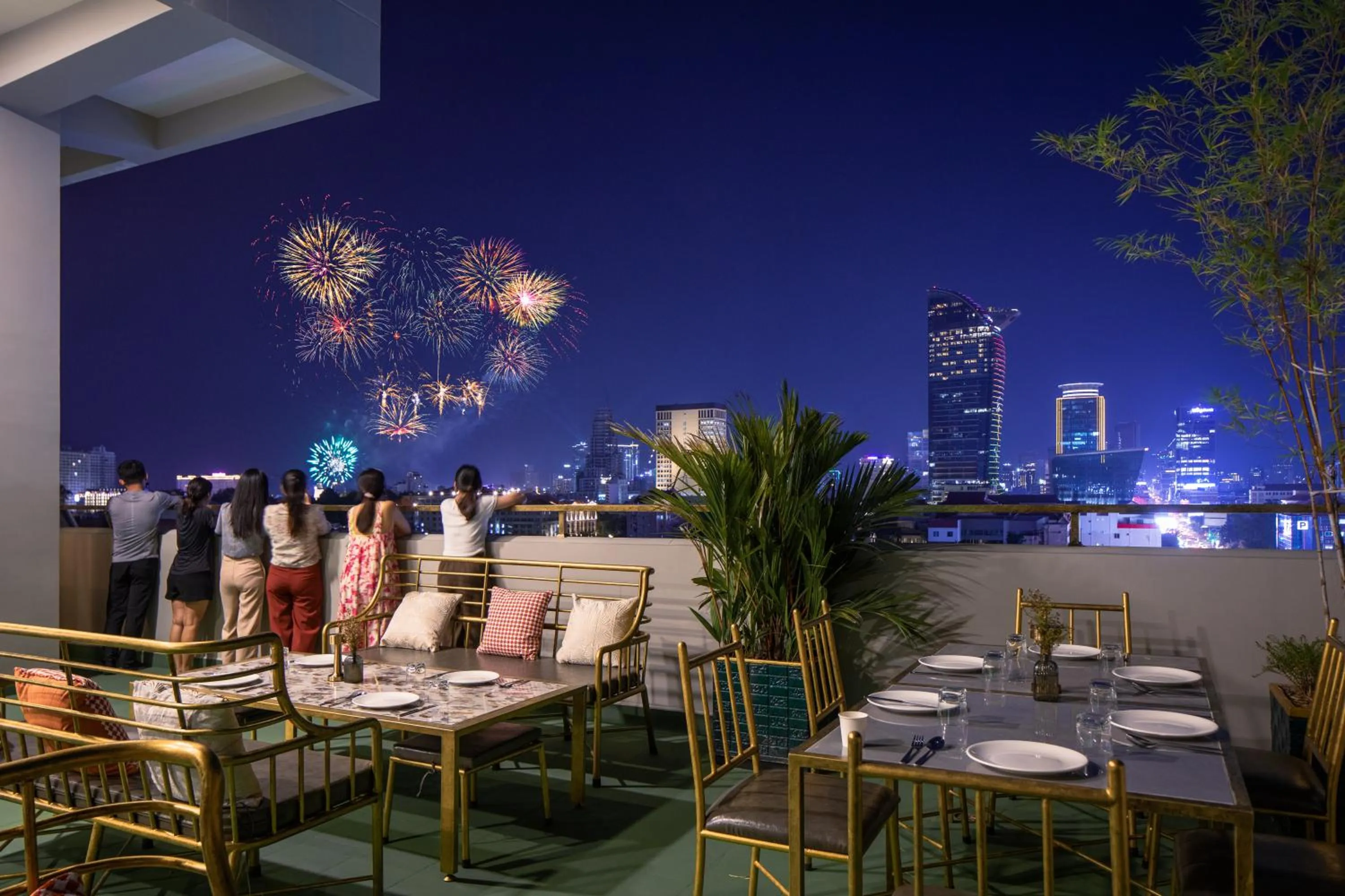 Pool view in Vrest Hotel