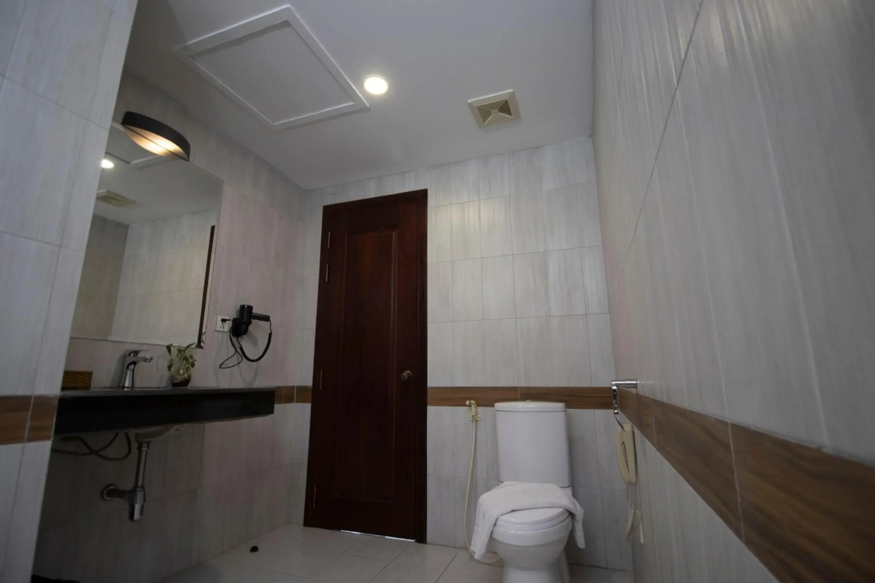 Bathroom in Vrest Hotel Bathroom in Vrest Hotel