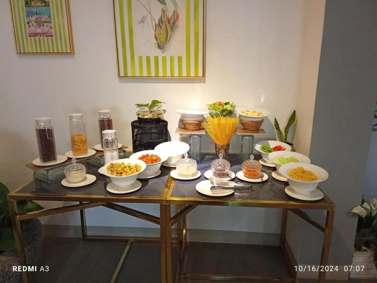 Breakfast in Vrest Hotel Breakfast in Vrest Hotel