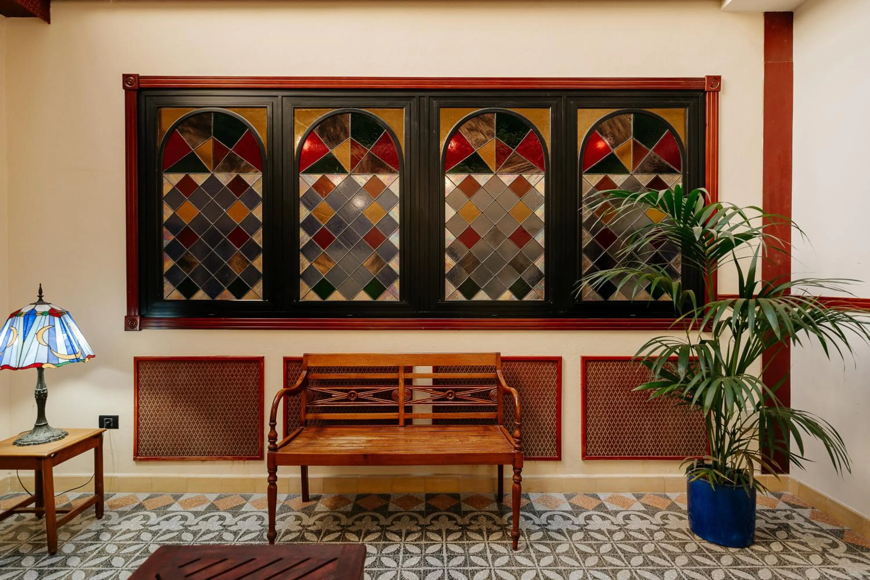 Patio in Hotel Reveron Plaza