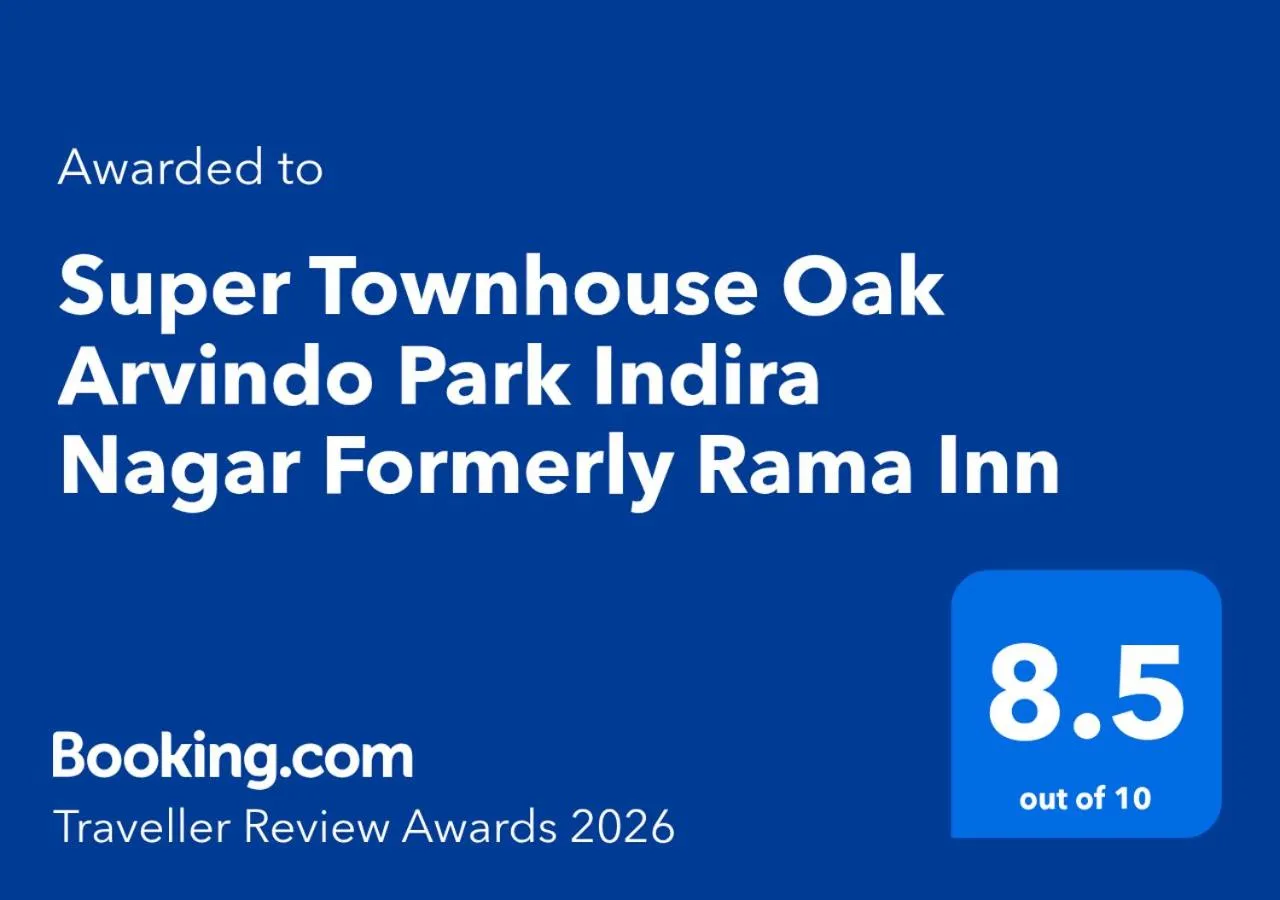 Super Townhouse Oak Arvindo Park Indira Nagar Formerly Rama Inn