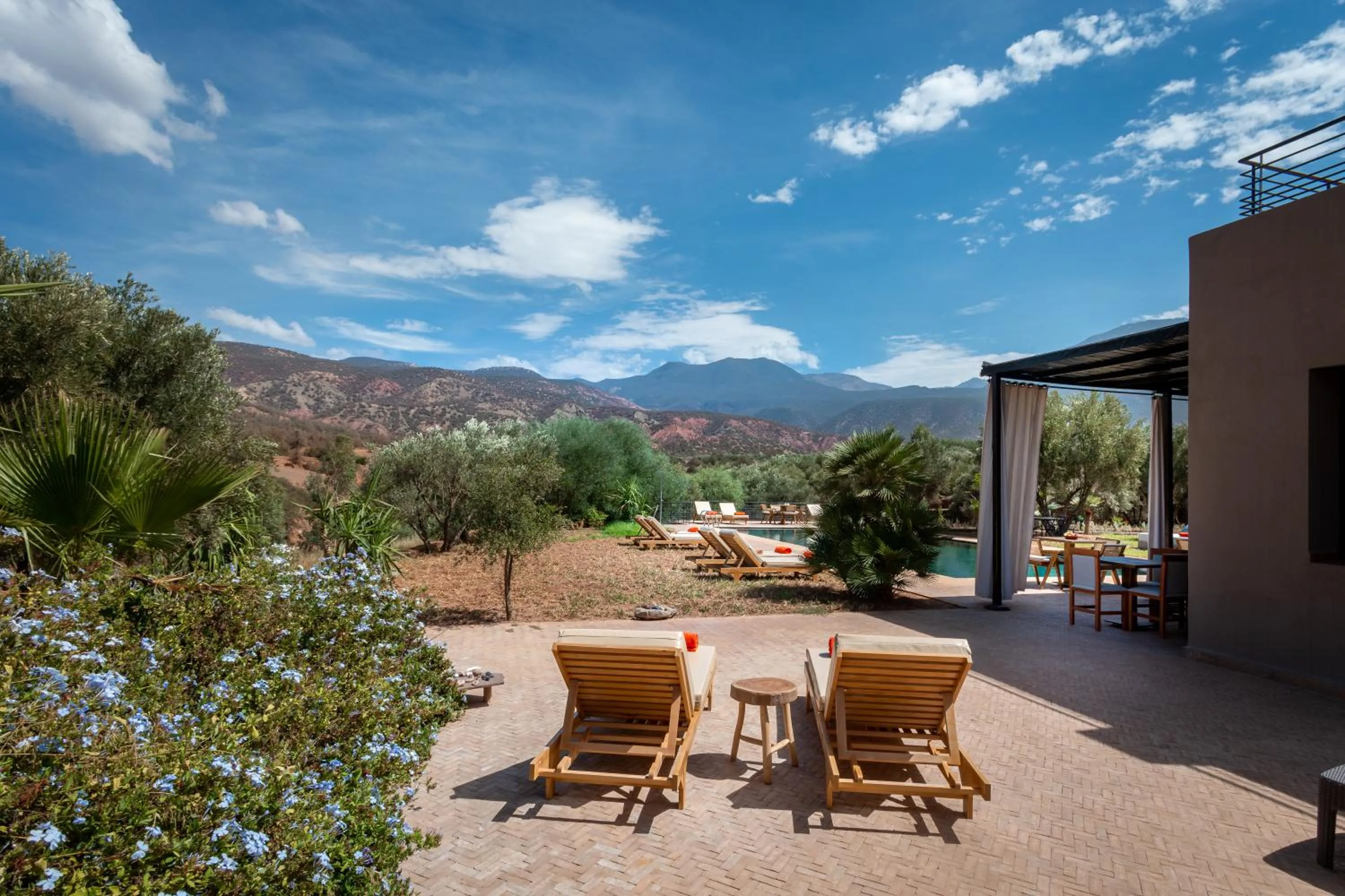 Patio in Atlas Luxury Garden