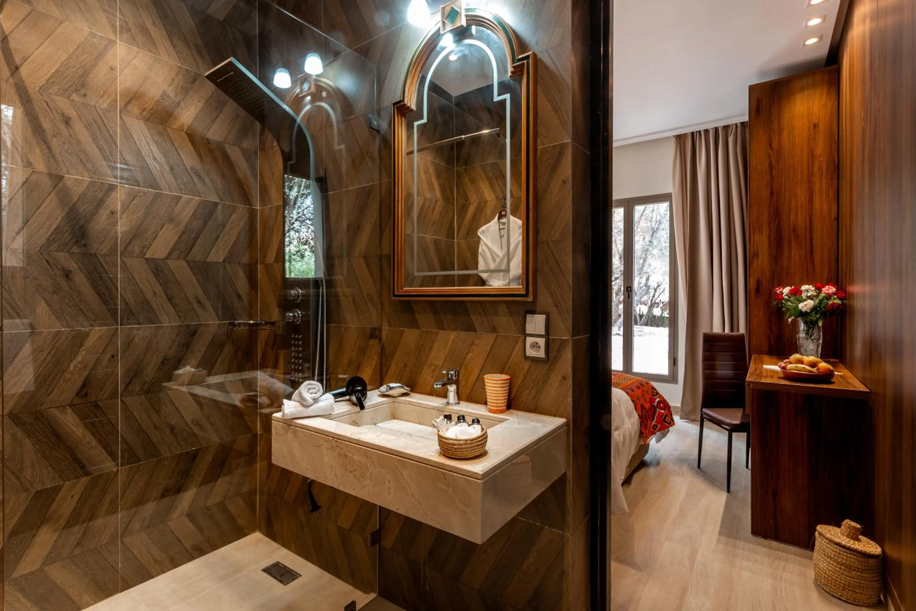 Shower in Atlas Luxury Garden