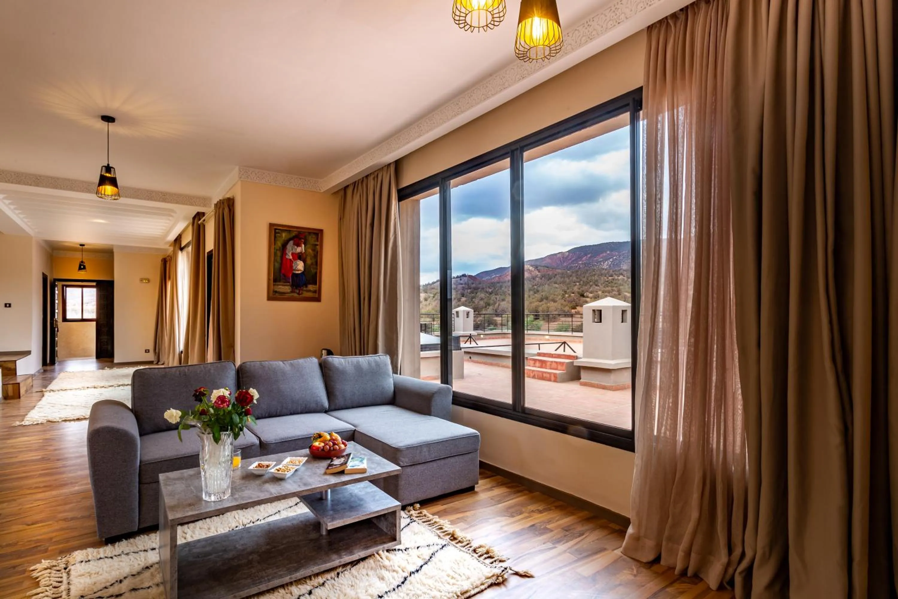 Natural landscape in Atlas Luxury Garden