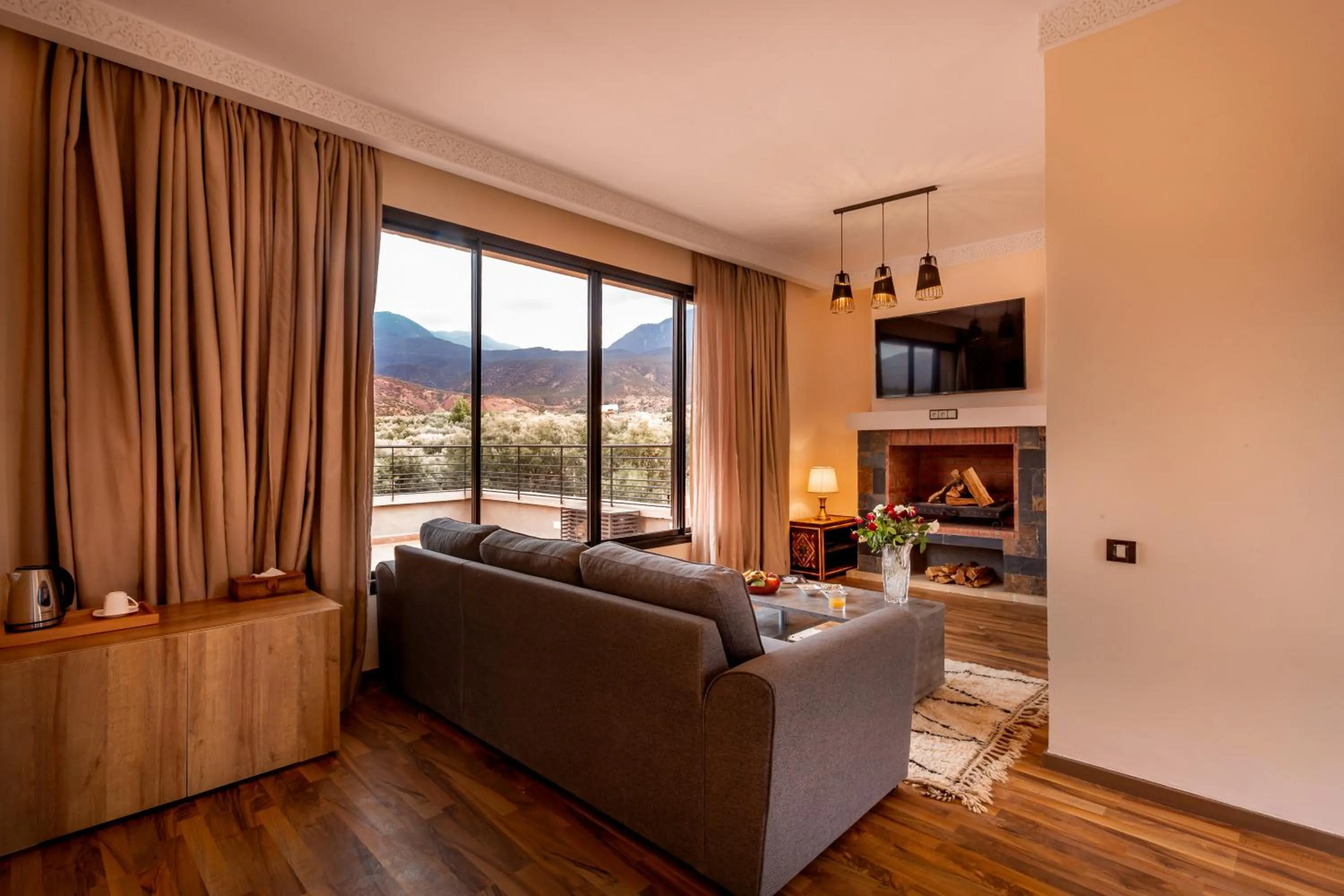 Communal lounge/ TV room in Atlas Luxury Garden