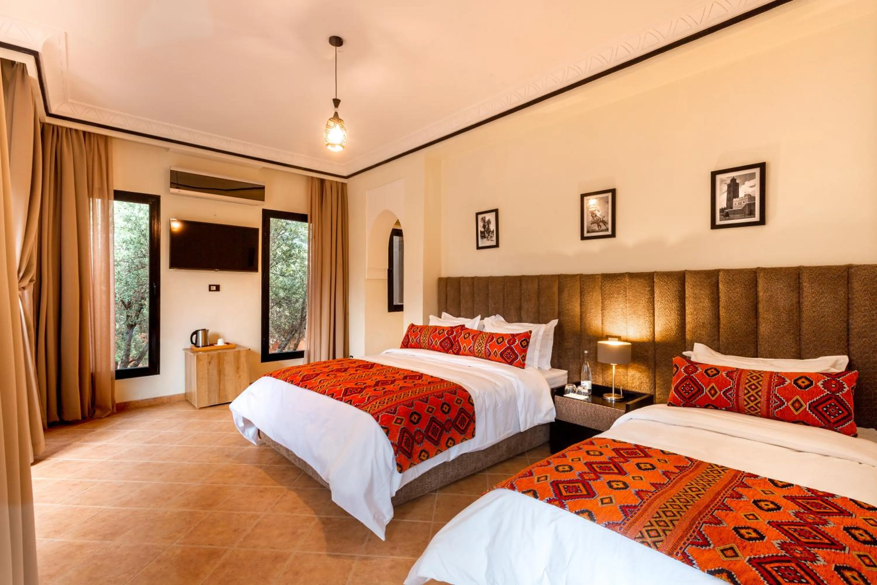 Bed in Atlas Luxury Garden