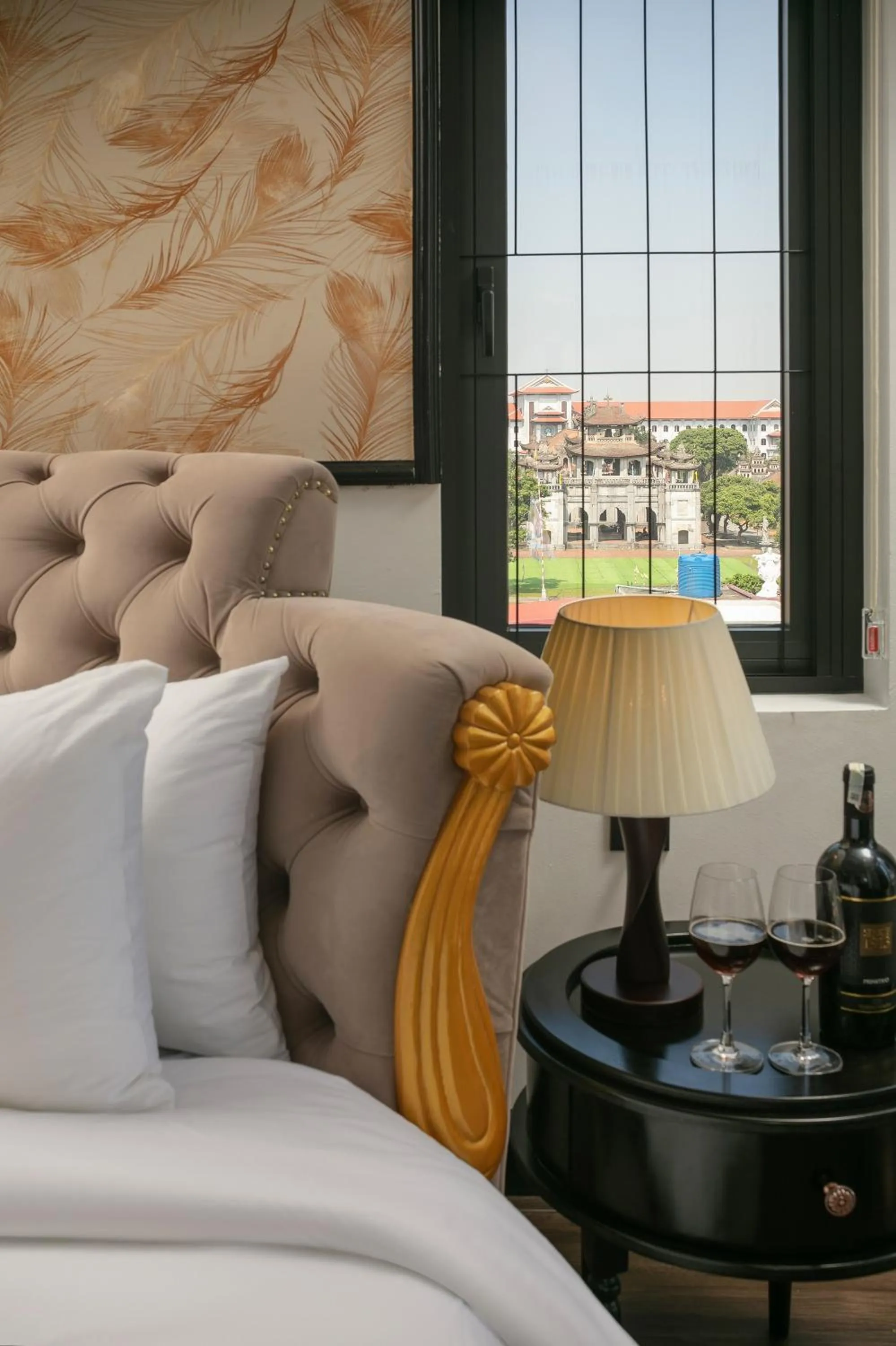 Bed in Phat Diem Plaza Hotel