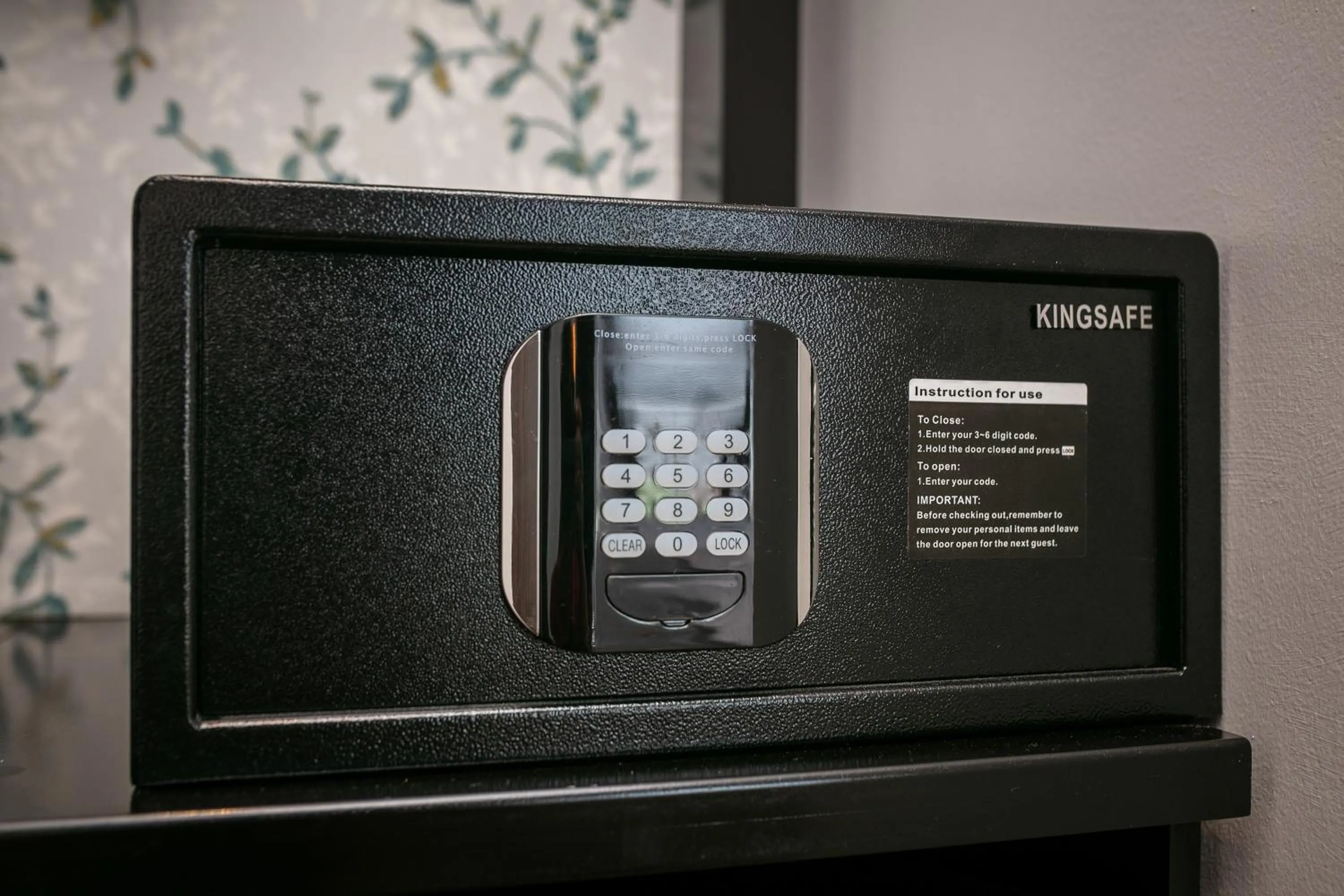 safe in Phat Diem Plaza Hotel