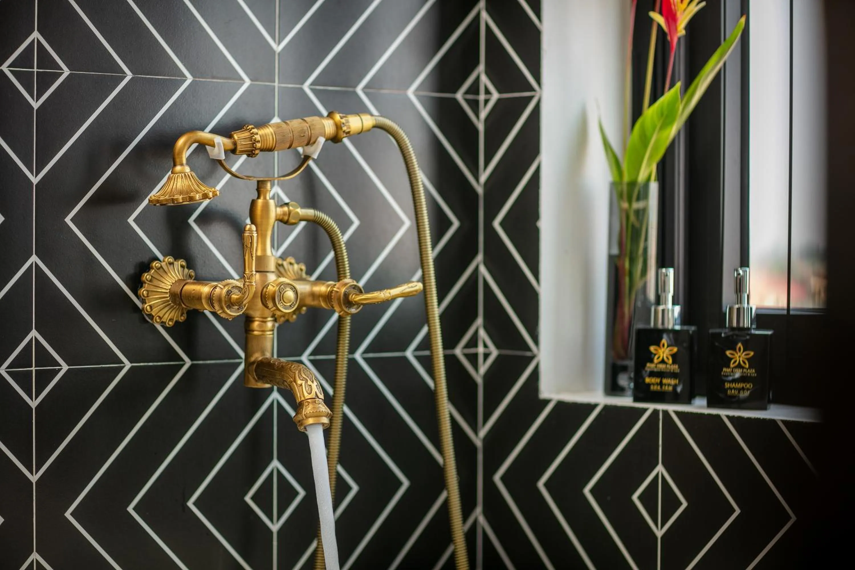 Decorative detail in Phat Diem Plaza Hotel