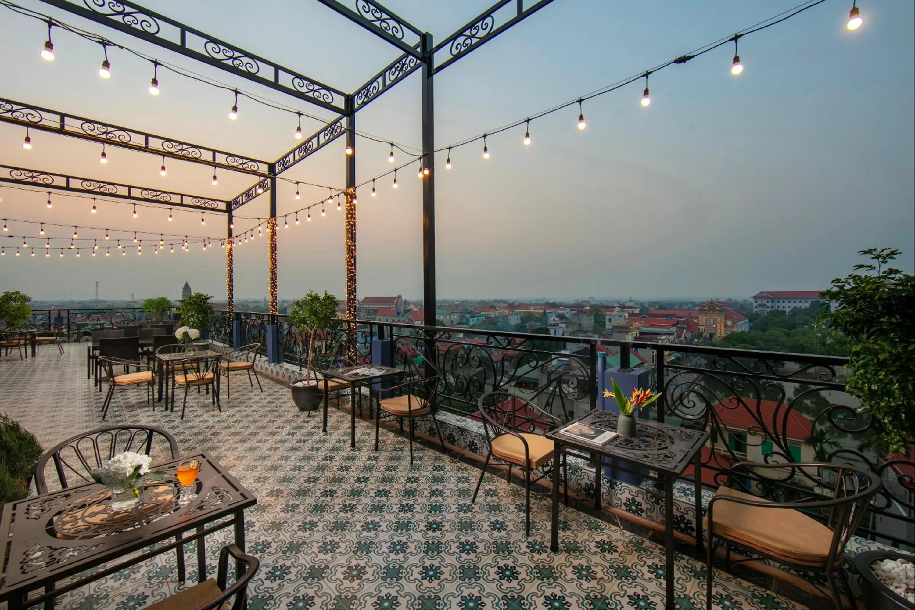 Balcony/Terrace in Phat Diem Plaza Hotel