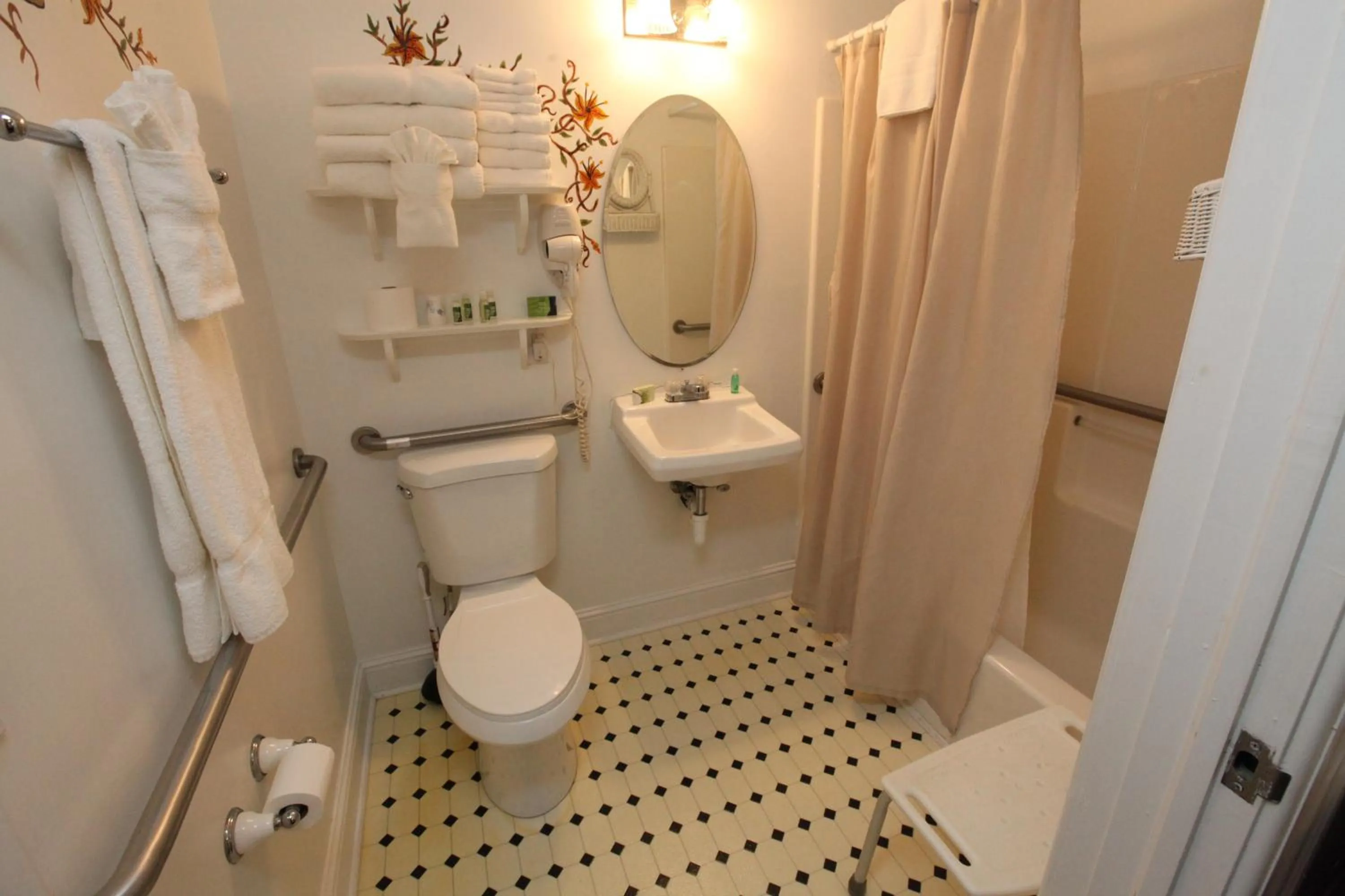 Bathroom in The Ocean Plaza Hotel
