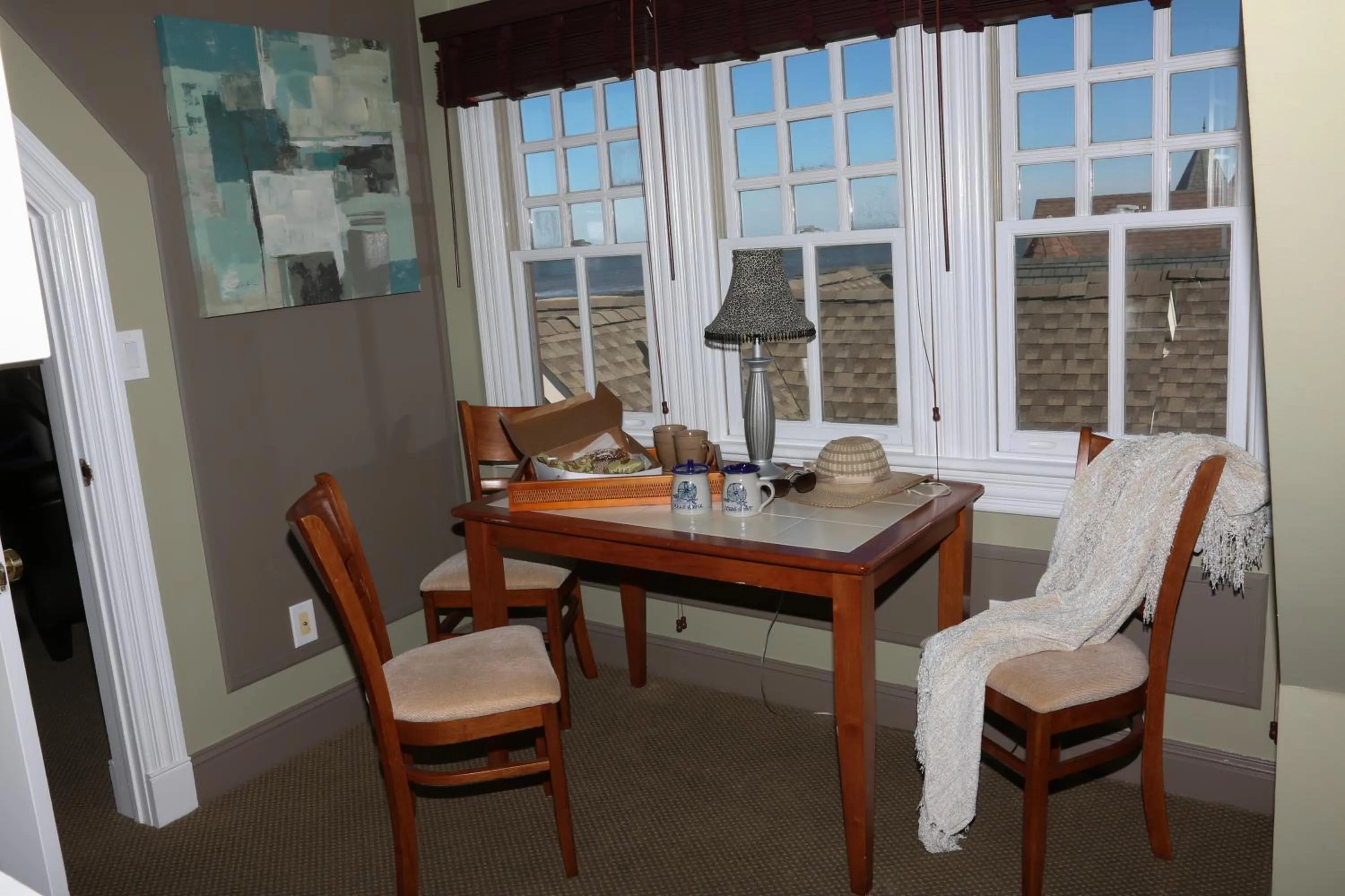 Dining area in The Ocean Plaza Hotel