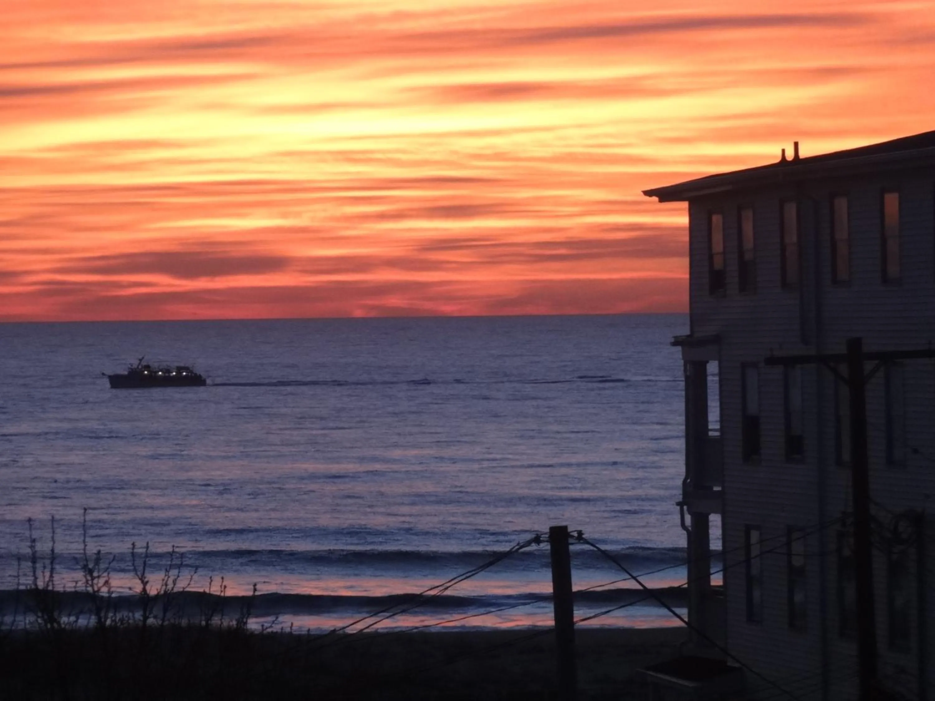Sunrise in The Ocean Plaza Hotel