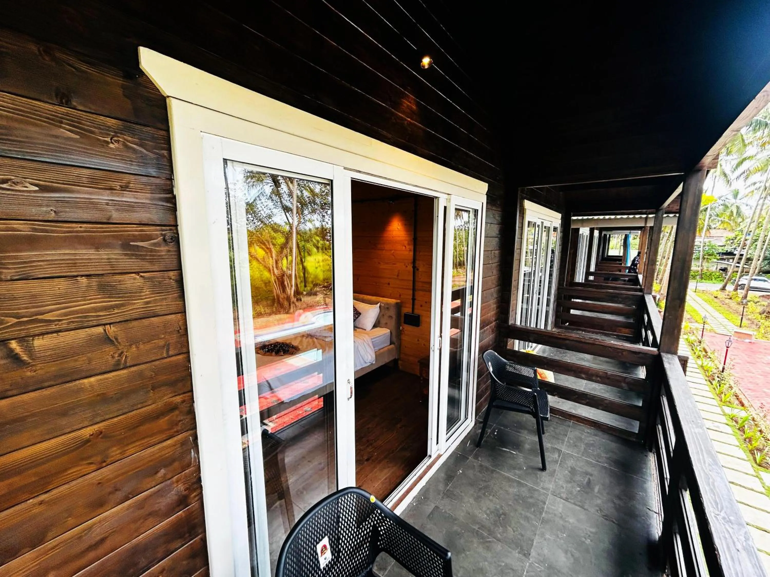 Balcony/Terrace in Seclude Eco Cottages