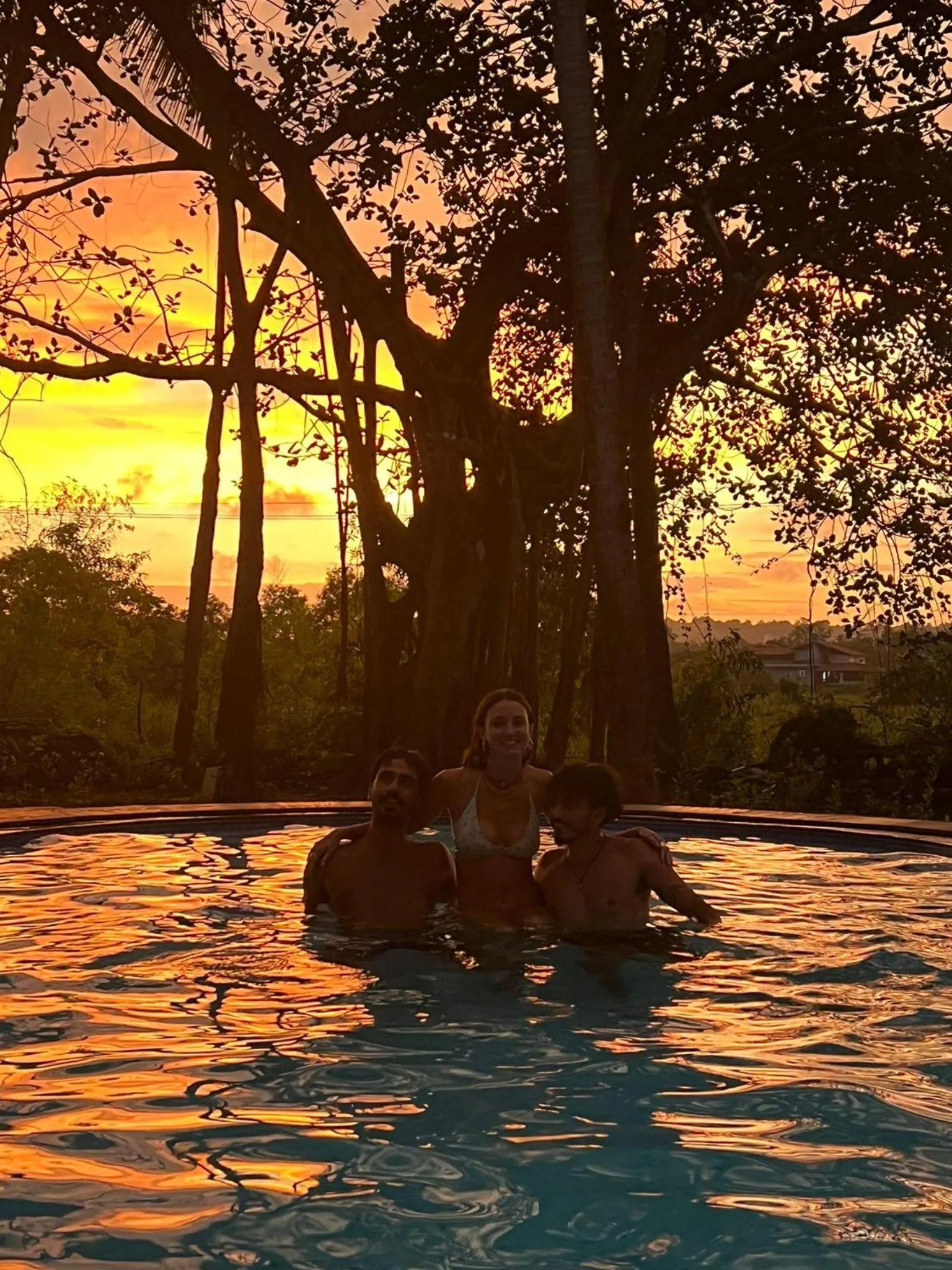 Sunset in Seclude Eco Cottages