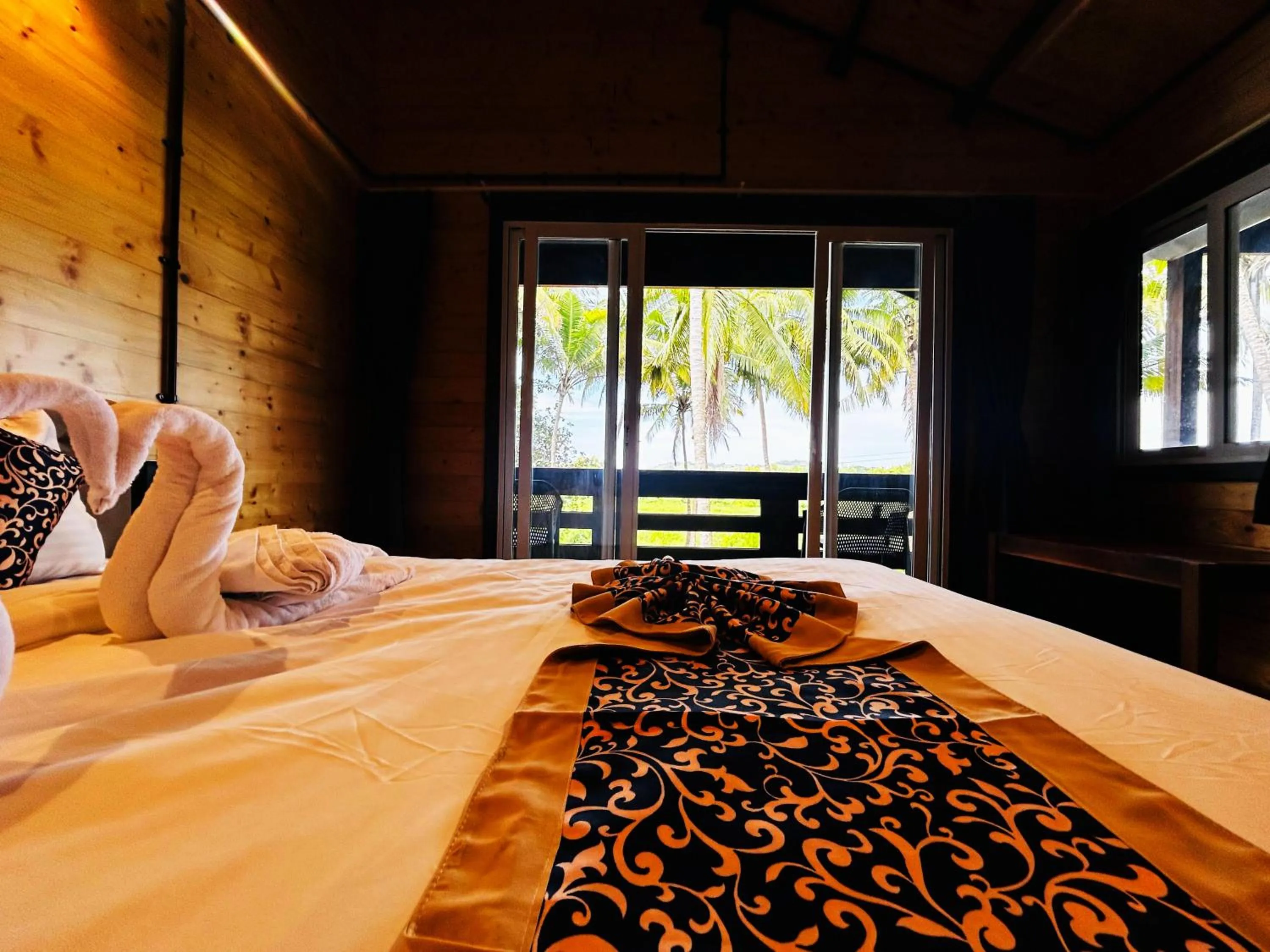 Bed in Seclude Eco Cottages