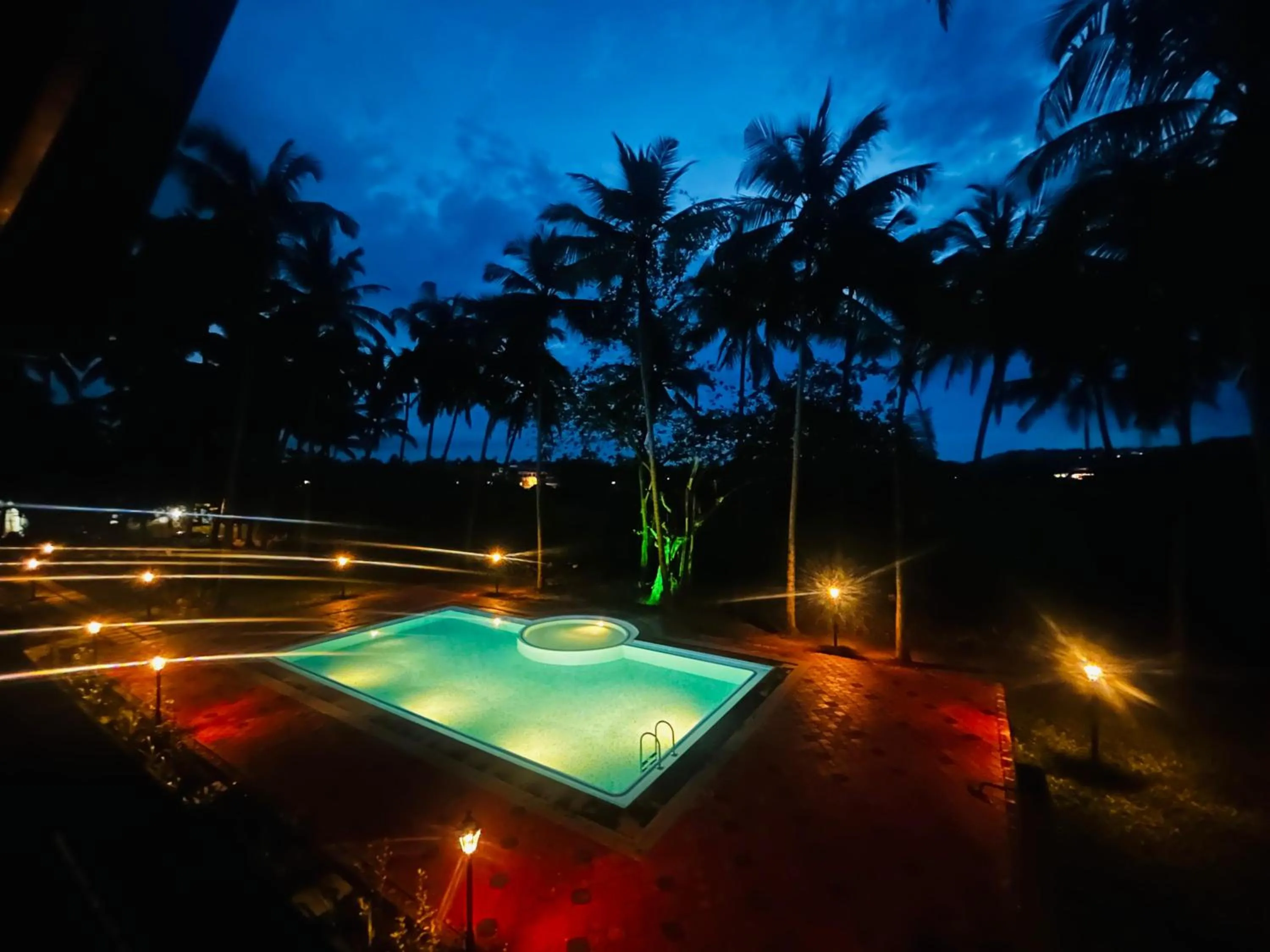 Pool view in Seclude Eco Cottages