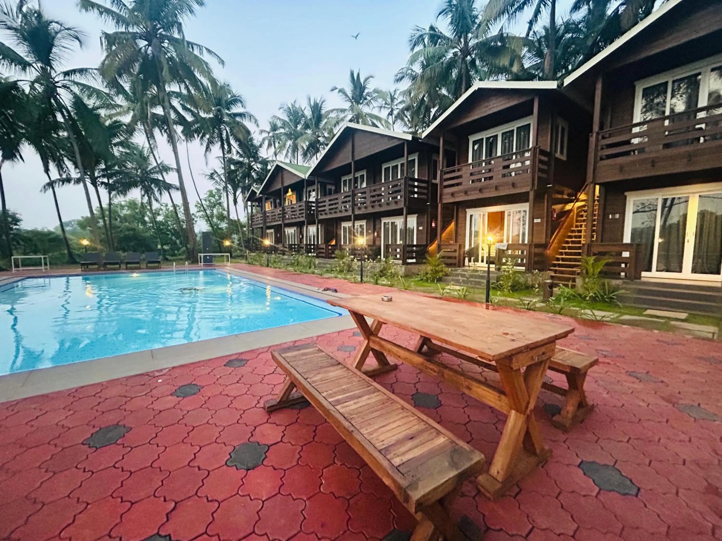 Seating area in Seclude Eco Cottages