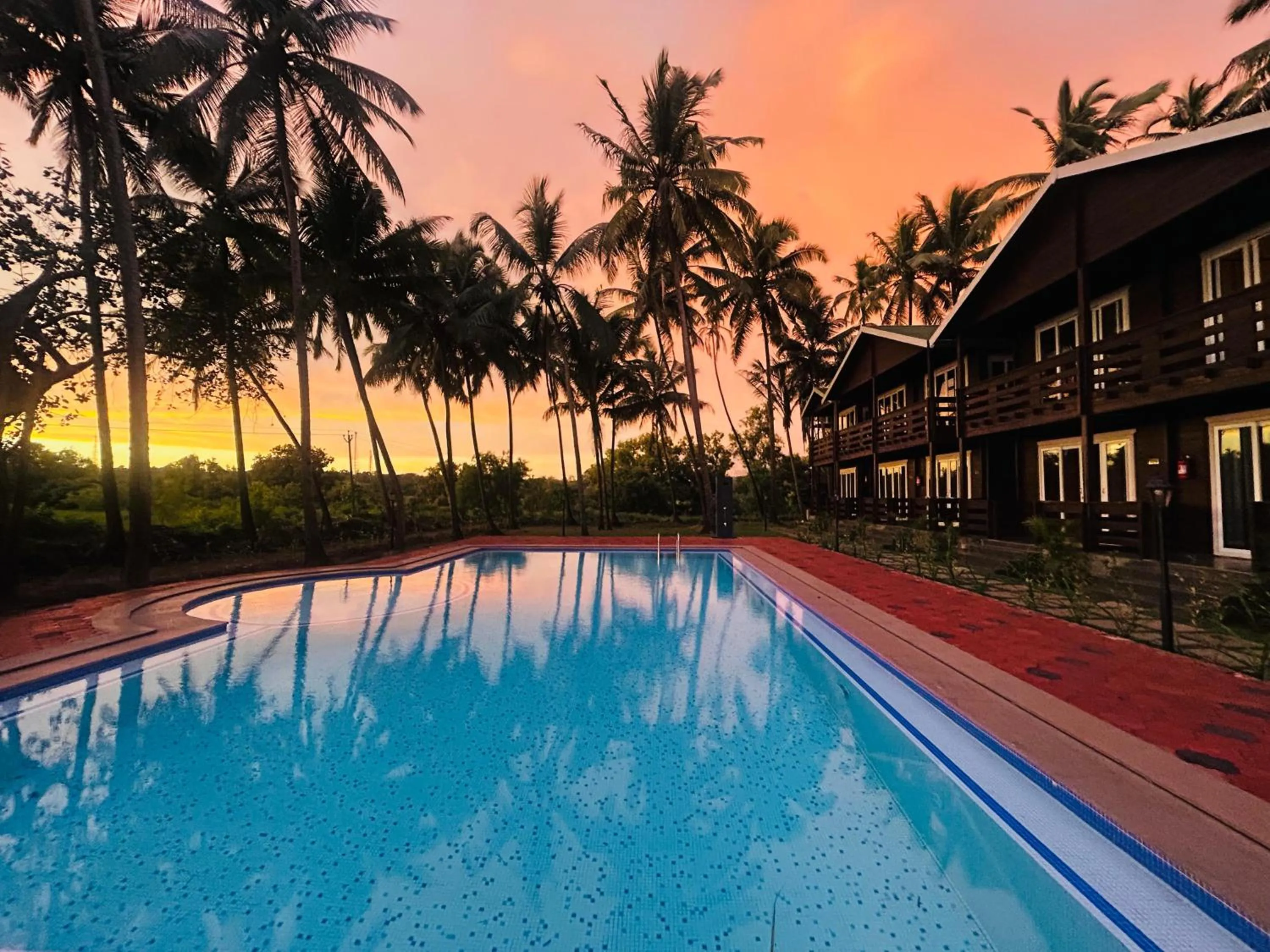 Pool view in Seclude Eco Cottages
