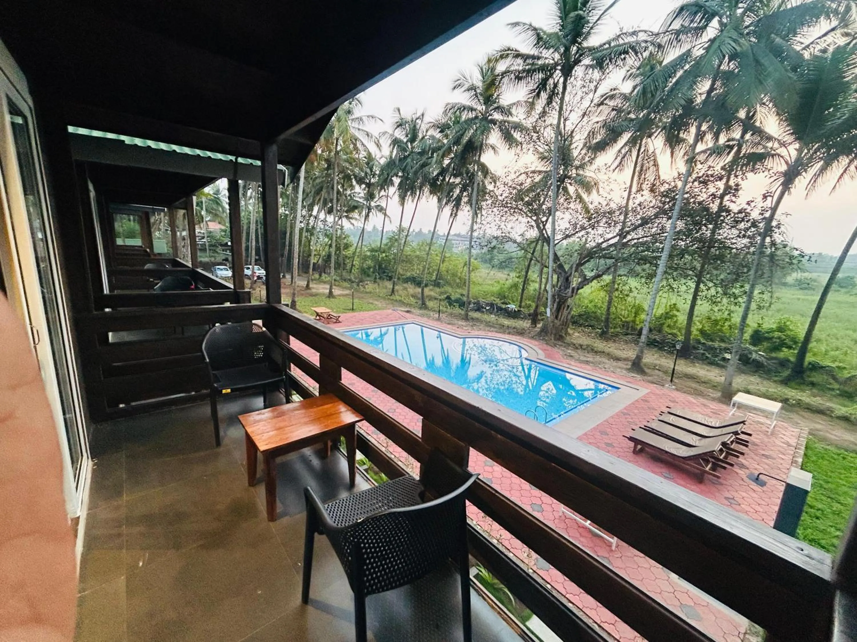 Balcony/Terrace in Seclude Eco Cottages