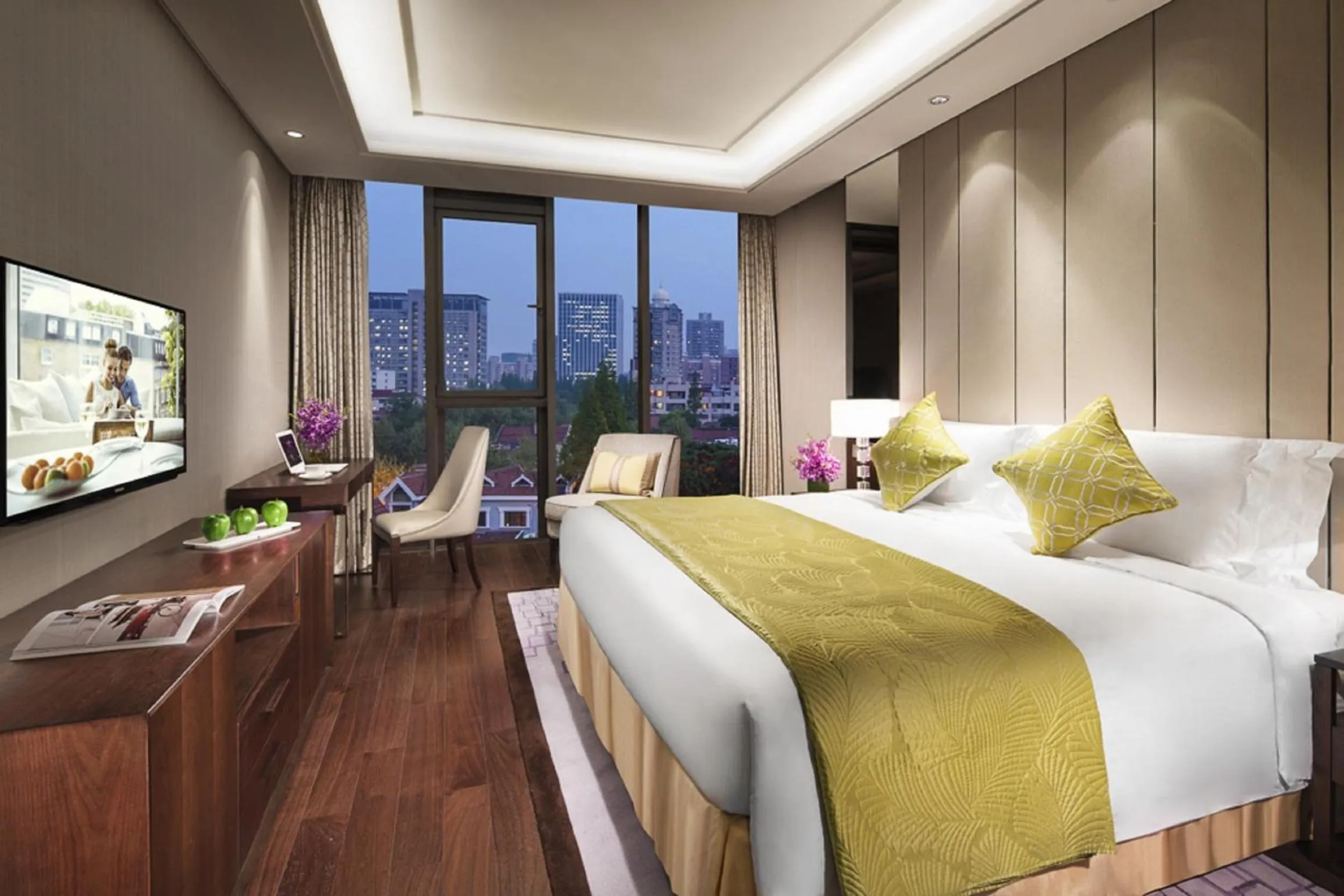 Bedroom, Bed in Ascott Heng Shan Shanghai