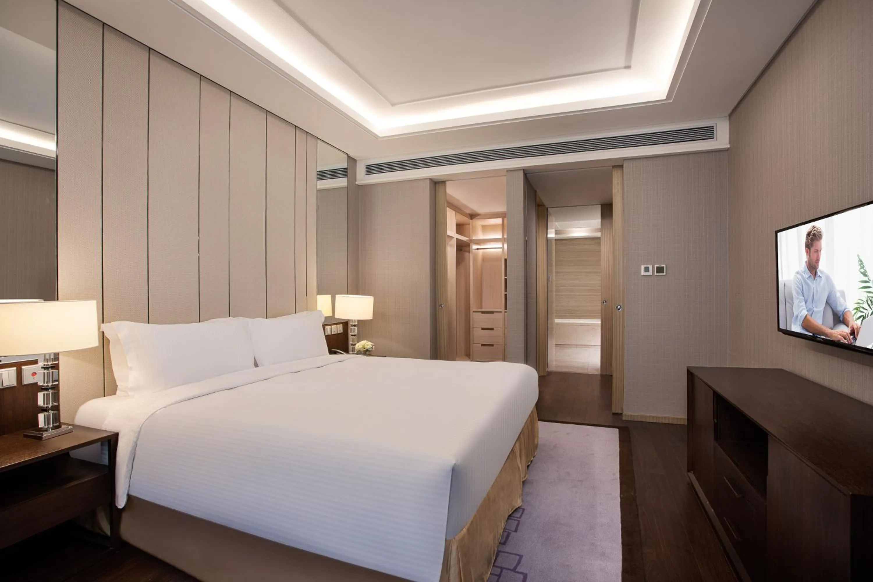 Bed in Ascott Heng Shan Shanghai