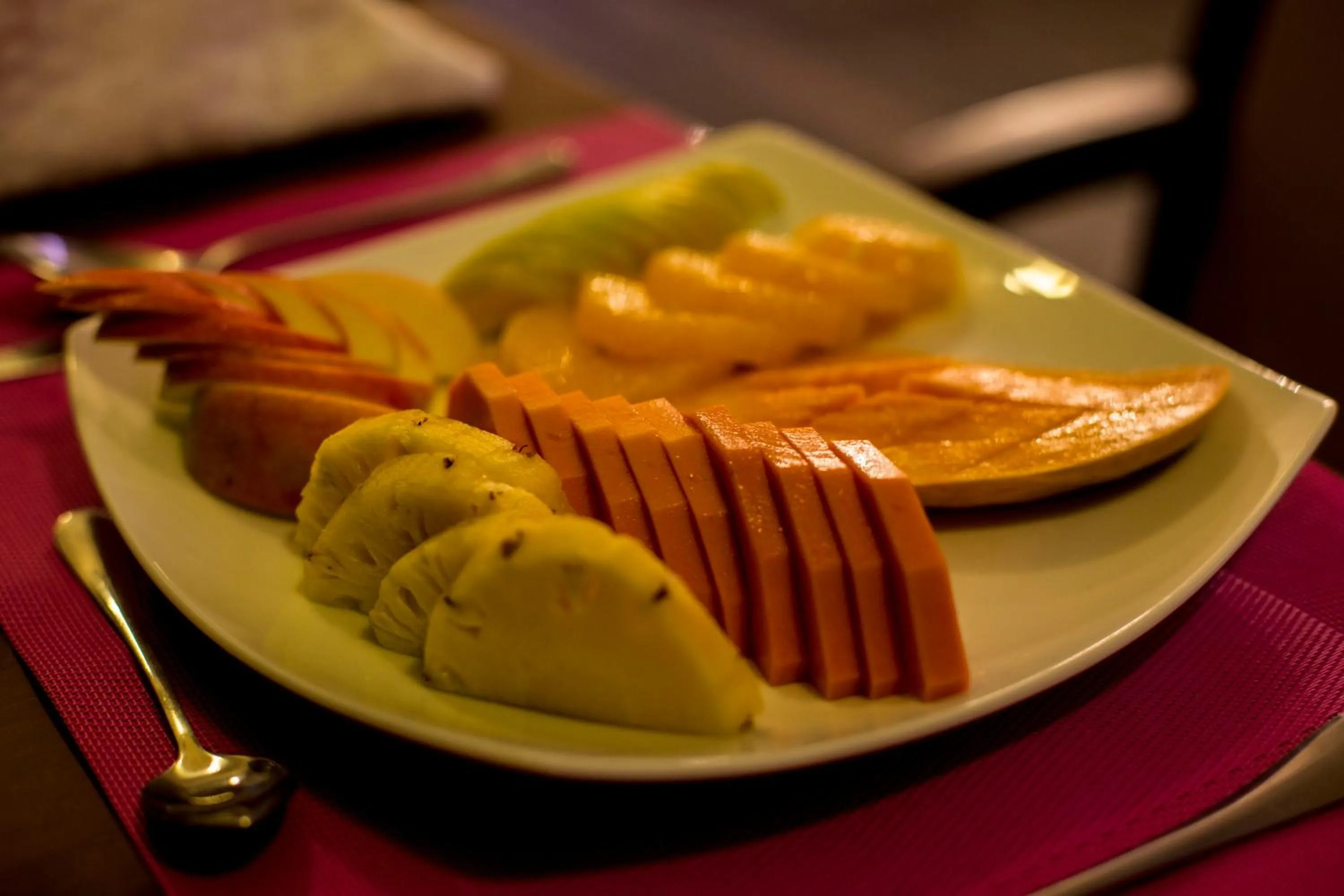 Food close-up in LVIS blancura Hotel