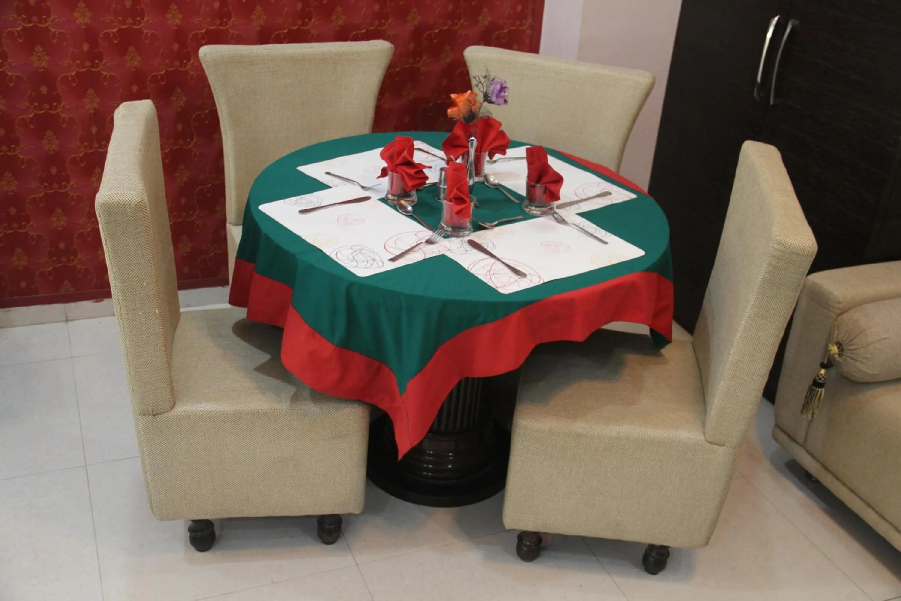 Dining area in Hotel Bhagyodaya Residency Bhilwara