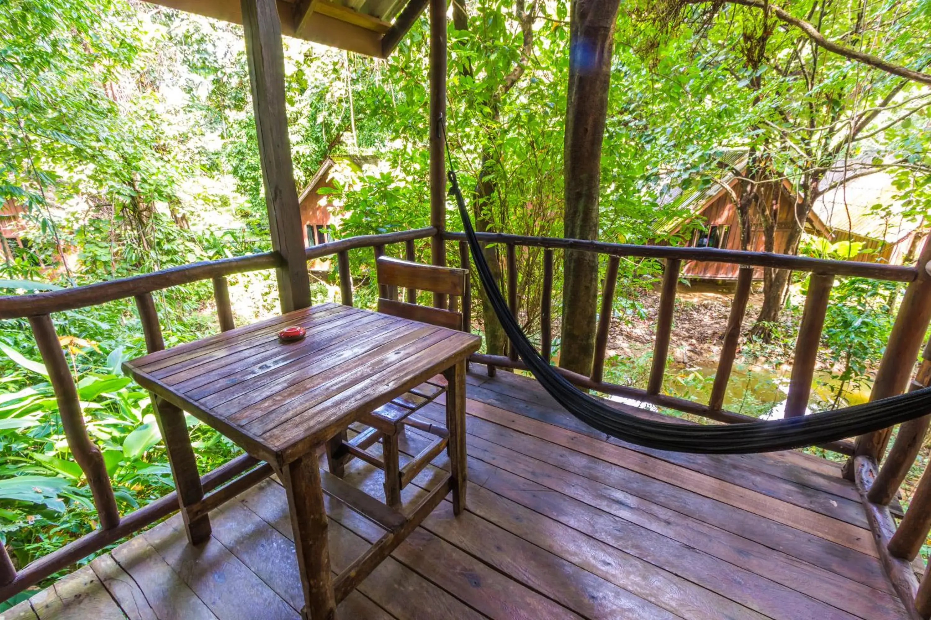 Double or Twin Room with Garden View in Khao Sok Riverside Cottages Double or Twin Room with Garden View in Khao Sok Riverside Cottages