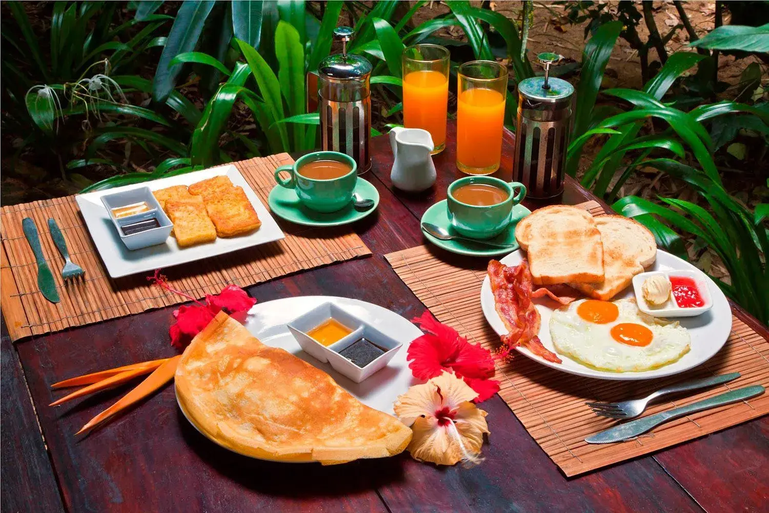 Breakfast in Khao Sok Riverside Cottages Breakfast in Khao Sok Riverside Cottages