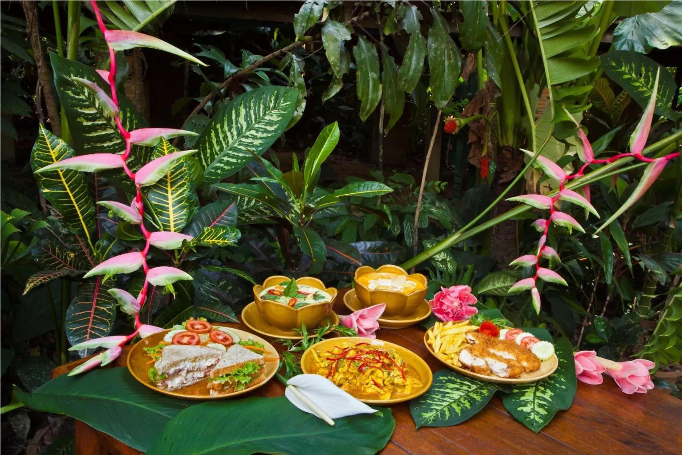 Food close-up in Khao Sok Riverside Cottages Food close-up in Khao Sok Riverside Cottages
