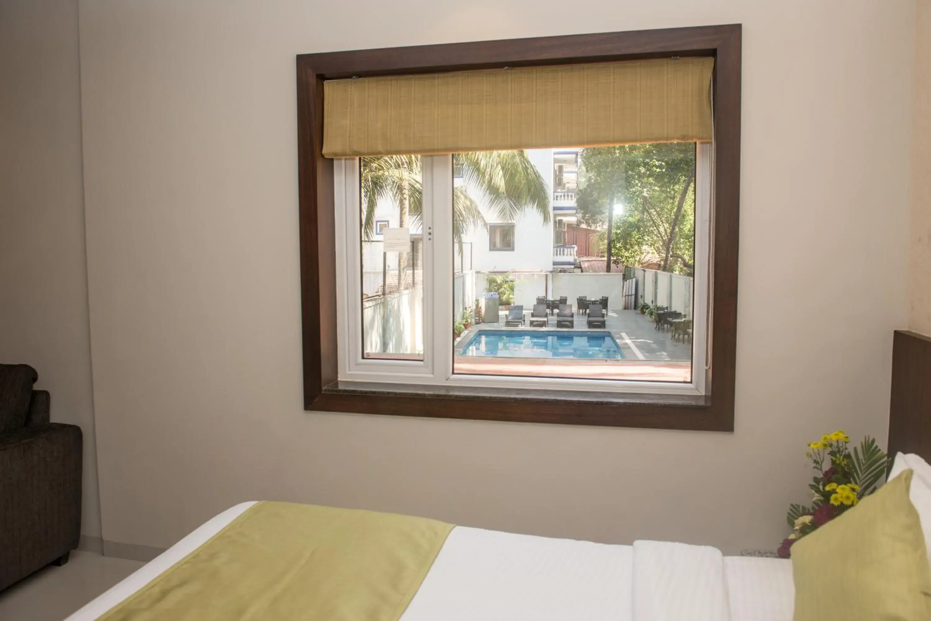 Photo of the whole room, Bed in Calangute Towers - AM Hotel Kollection Photo of the whole room, Bed in Calangute Towers - AM Hotel Kollection