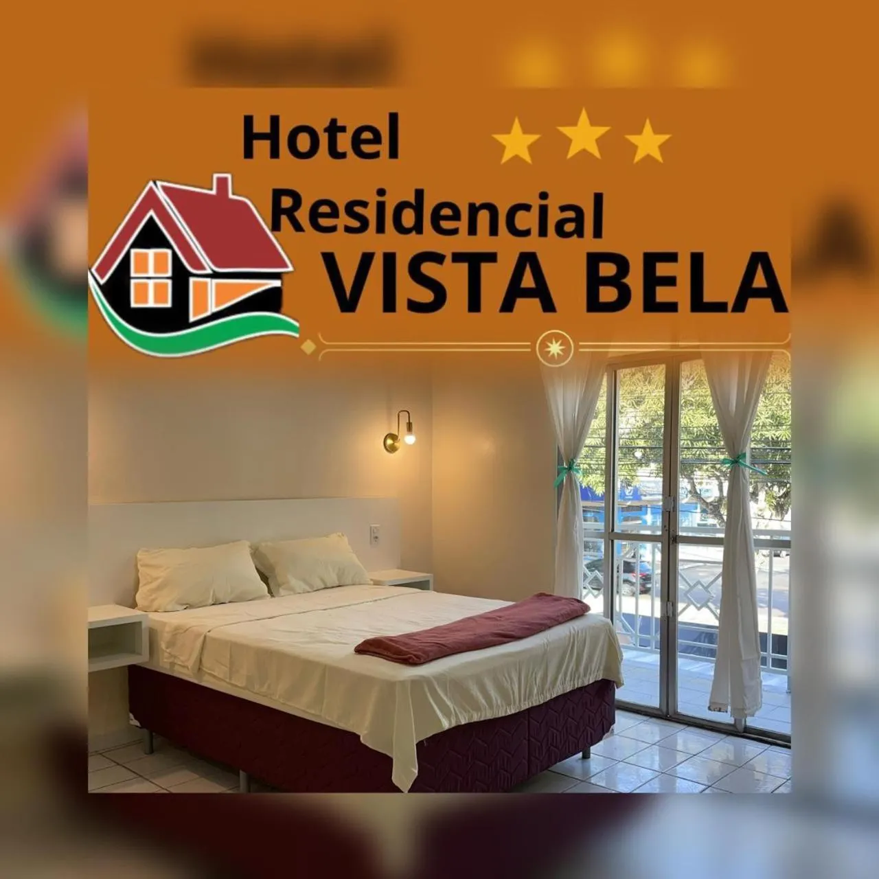 Bed in Hotel Residencial Vista Bela
