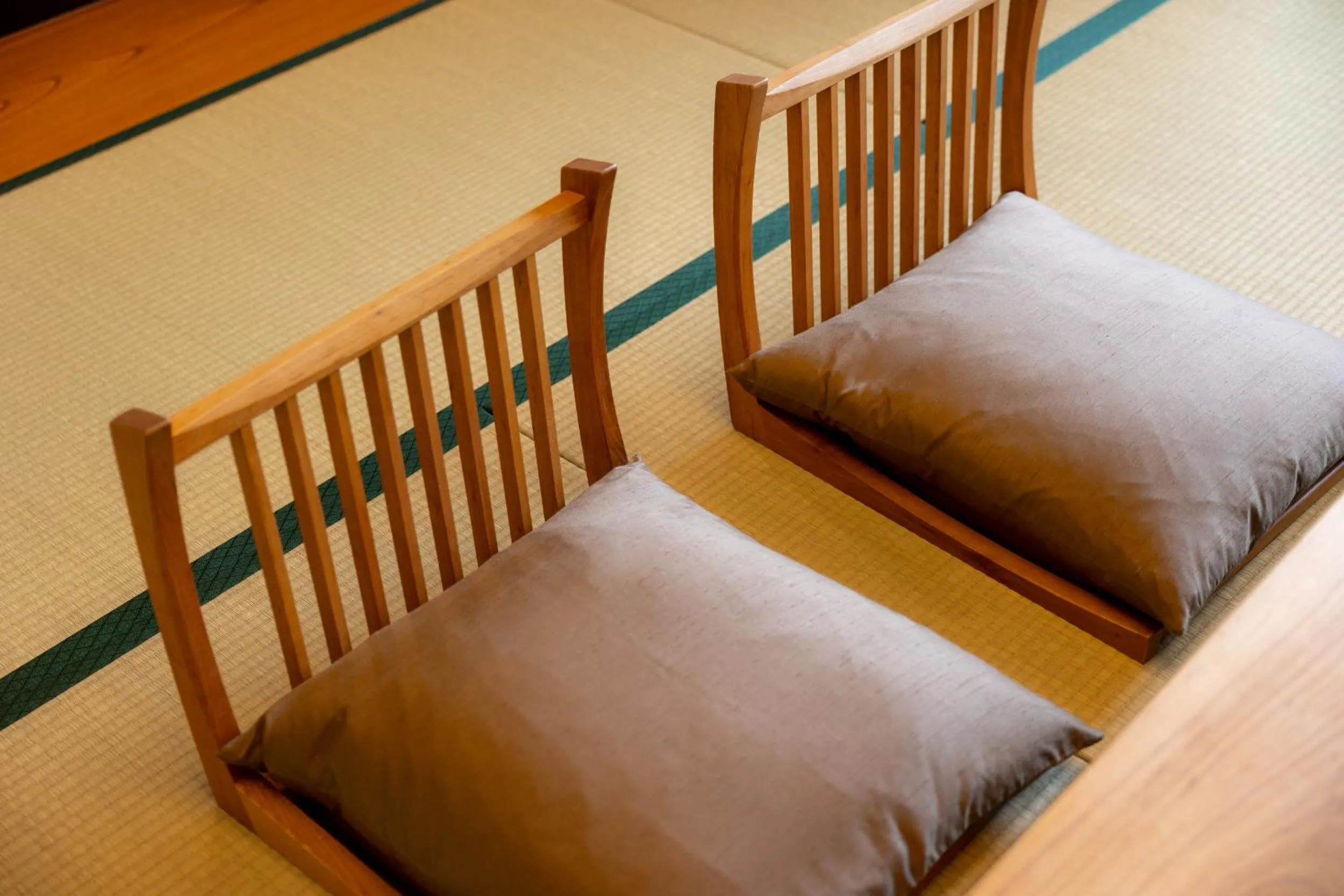 Decorative detail, Bed in Kifuno Sato