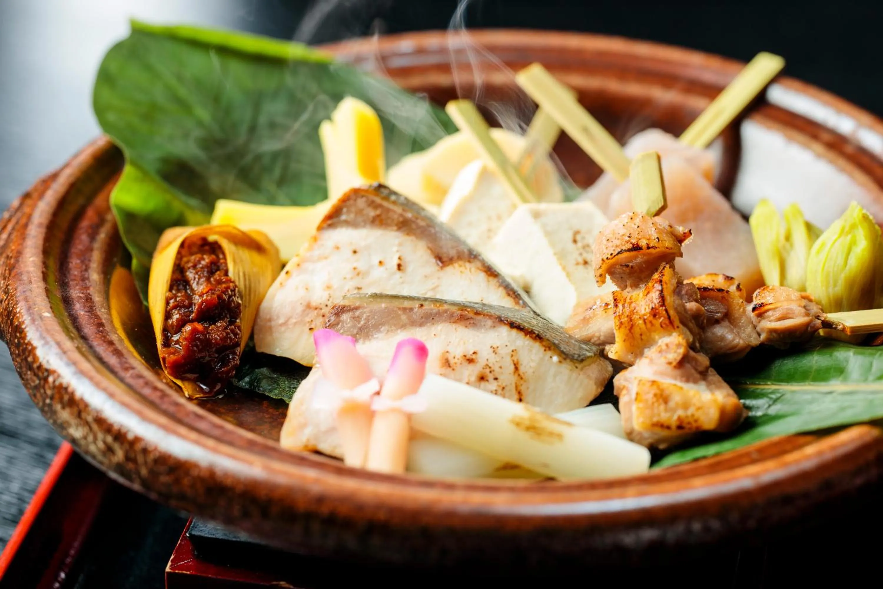 Food close-up in Kifuno Sato