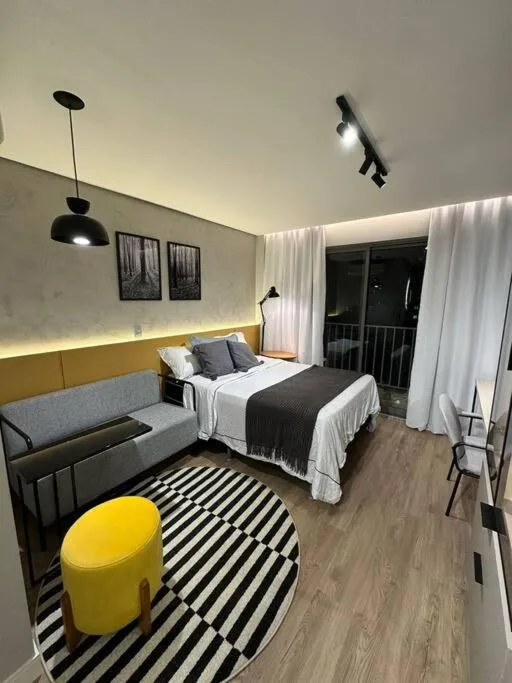 Studio decorado próximo ao Parque Ibirapuera