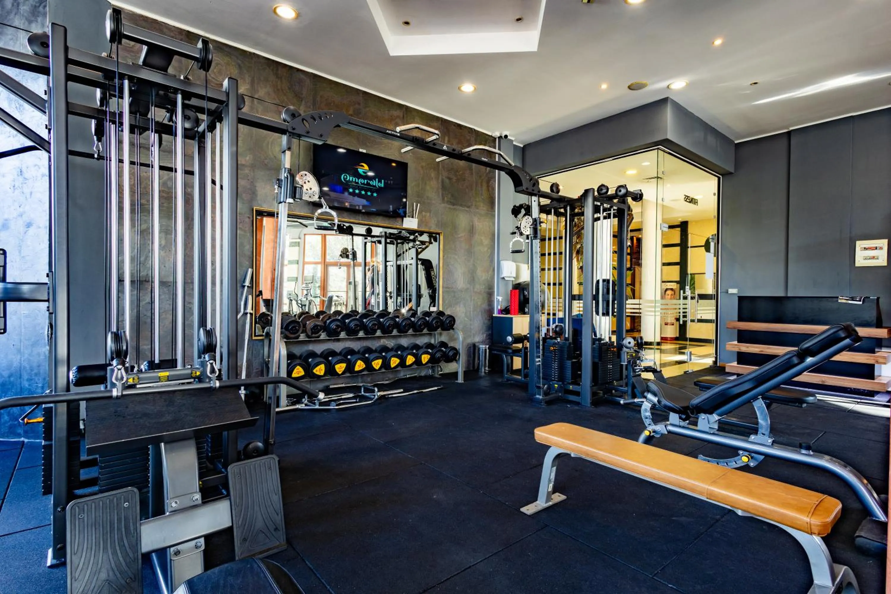 Fitness centre/facilities in Emerald Beach Resort & Spa