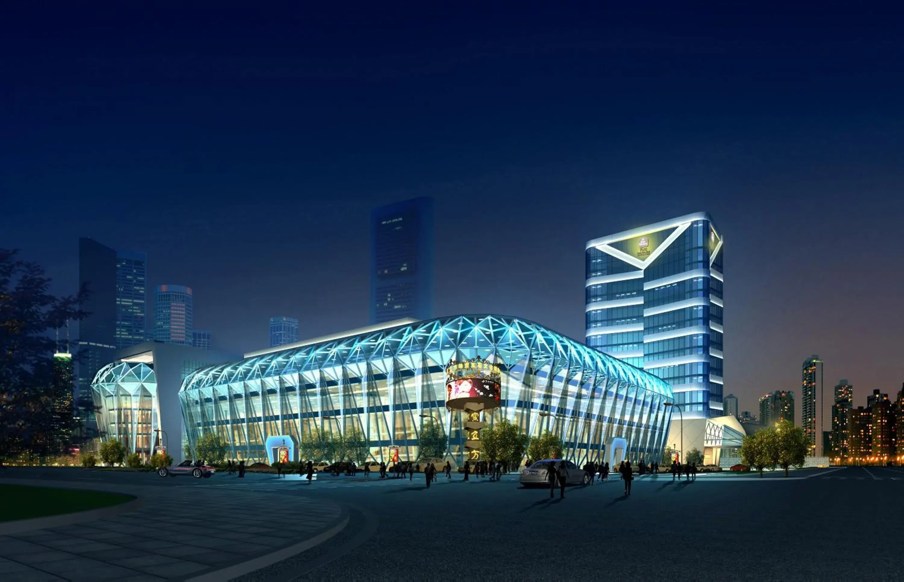 Facade/entrance in Shenzhen Baoan PLUS Gems Cube Hotel Facade/entrance in Shenzhen Baoan PLUS Gems Cube Hotel