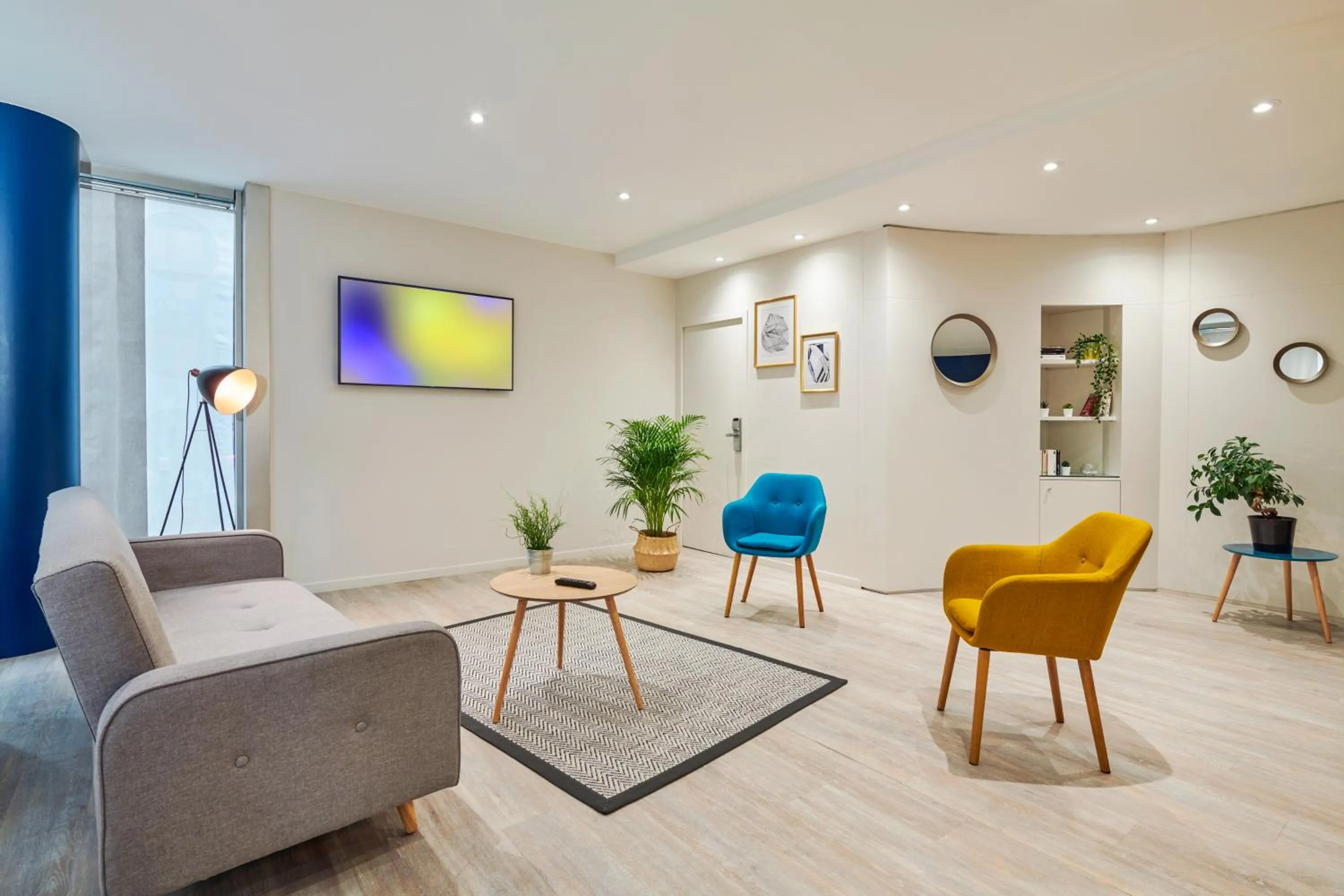 Lobby or reception in Residence Mercure Paris La Defense Grande Arche