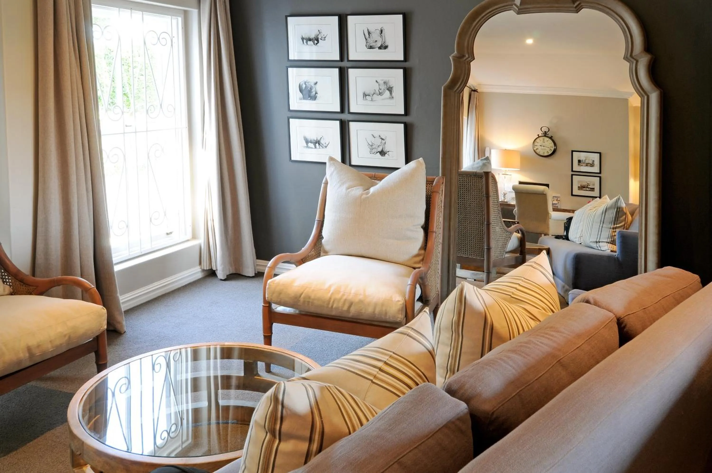 Living room in 8A Grahamstown by The Oyster Collection