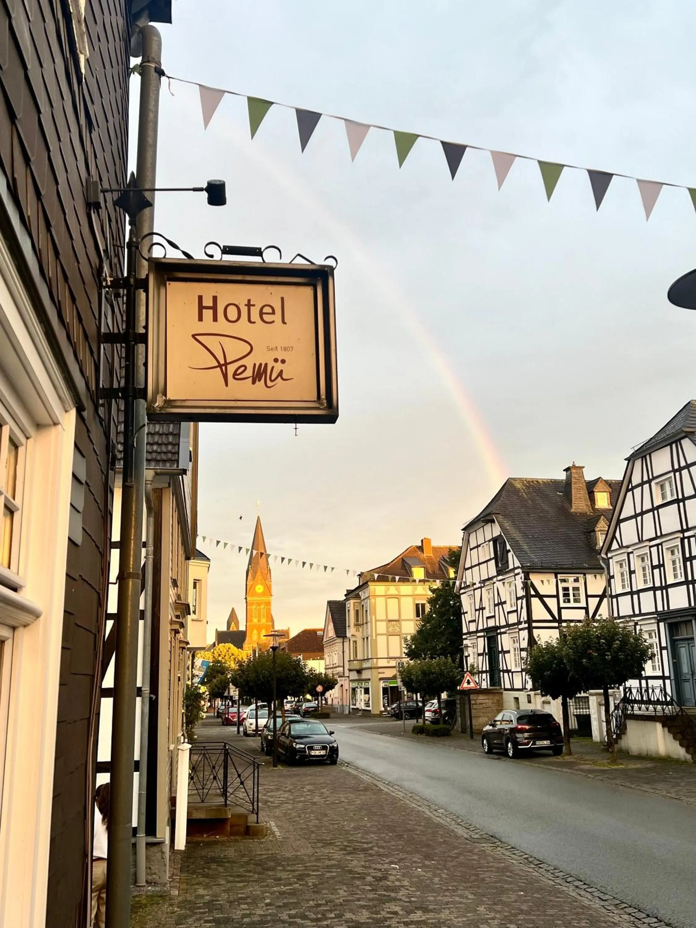 Property logo or sign in Hotel Pemü