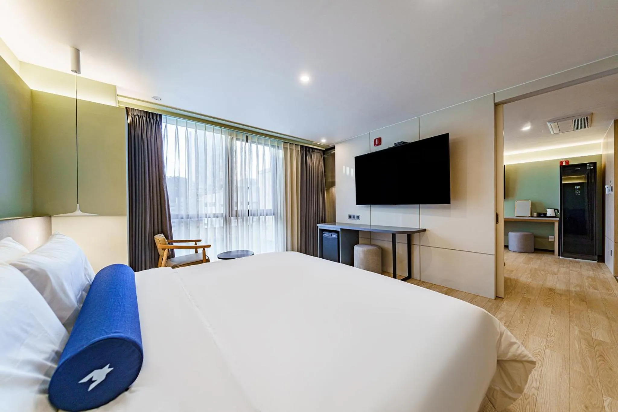 Bed in Hound Hotel Hadan