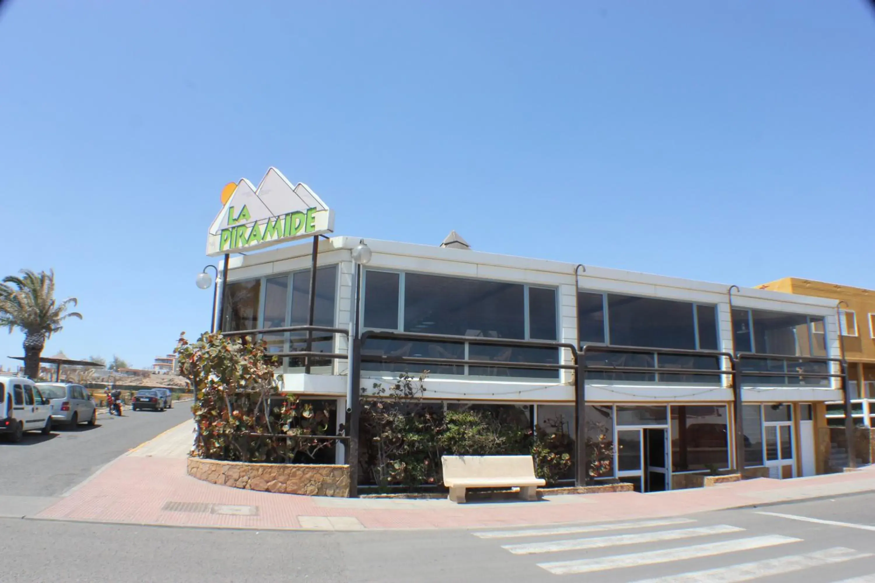 Quiet street view in Aparthotel la Piramide Quiet street view in Aparthotel la Piramide