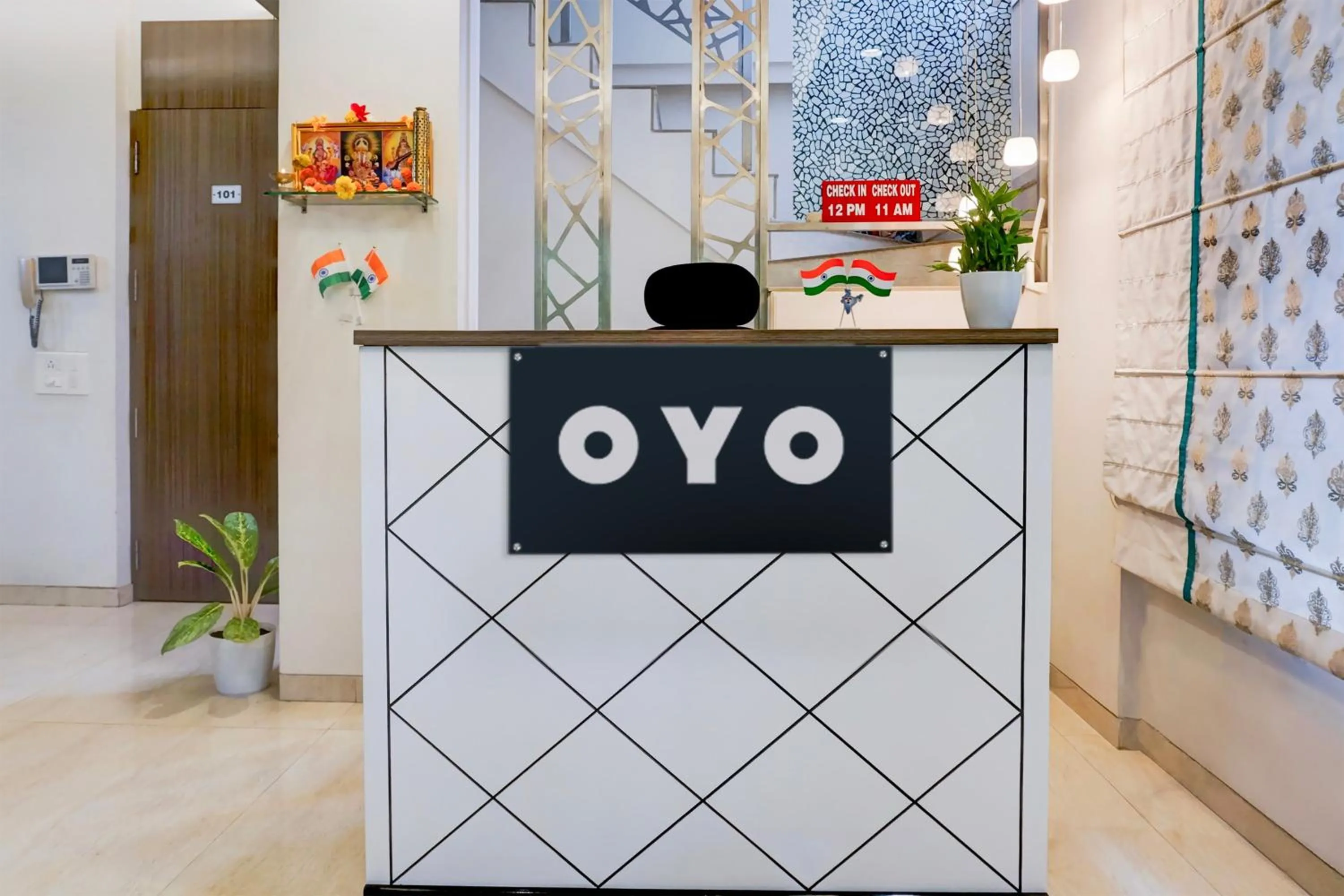 Lobby or reception in Hotel O Tejas Inn